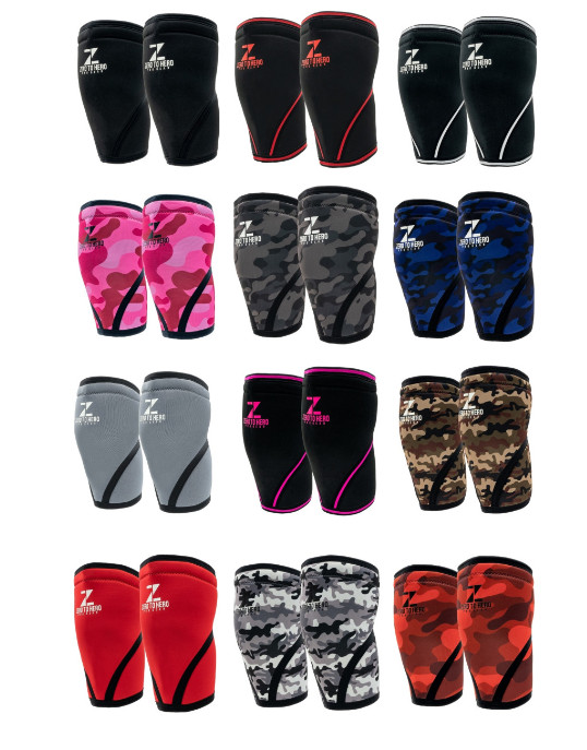 Zero to Hero 7 mm Neoprene Nice Sleeve Health Knee Guard Ni Wrap - 12color
