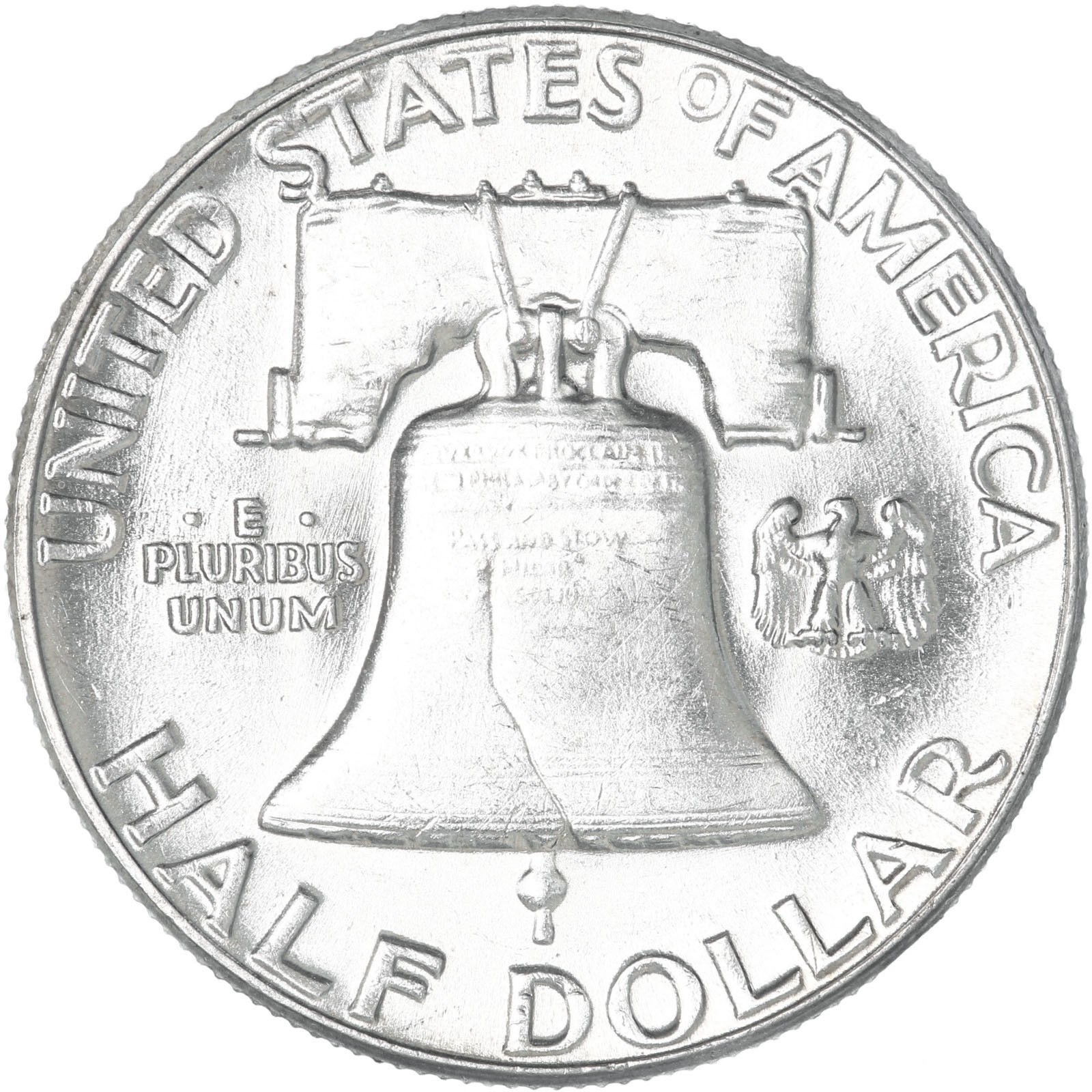 1954 (P) Franklin Half Dollar 90% Silver BU