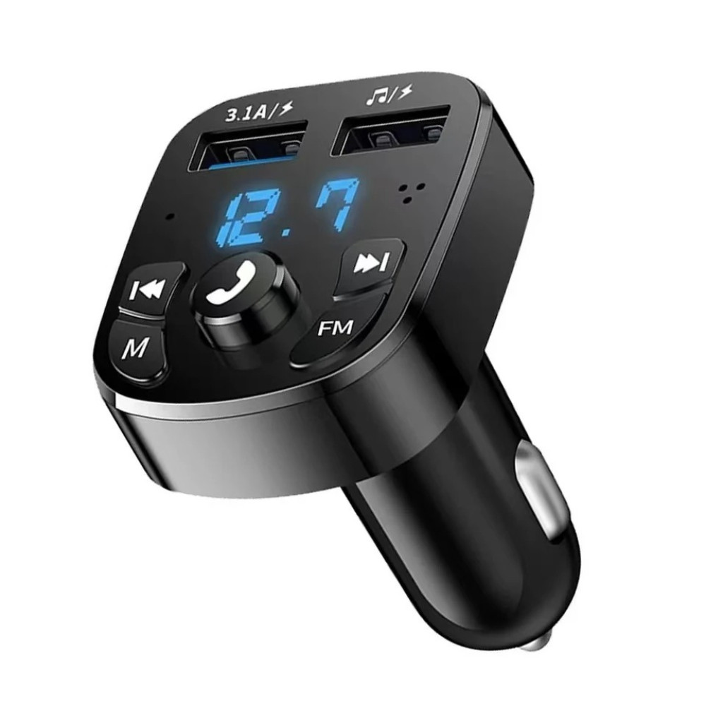 Wireless Car Bluetooth FM Transmitter MP3 Audio USB Charger Adapter Handsfree