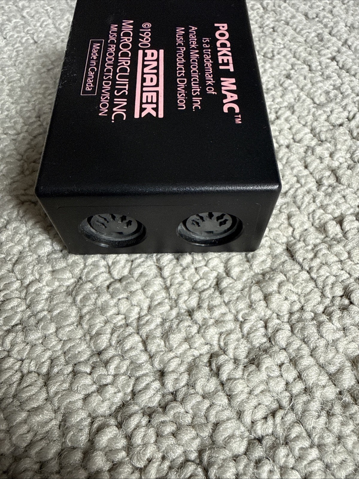 Anatek Pocket MAC 1990 Microcircuits Midi with Cables Tested and Working