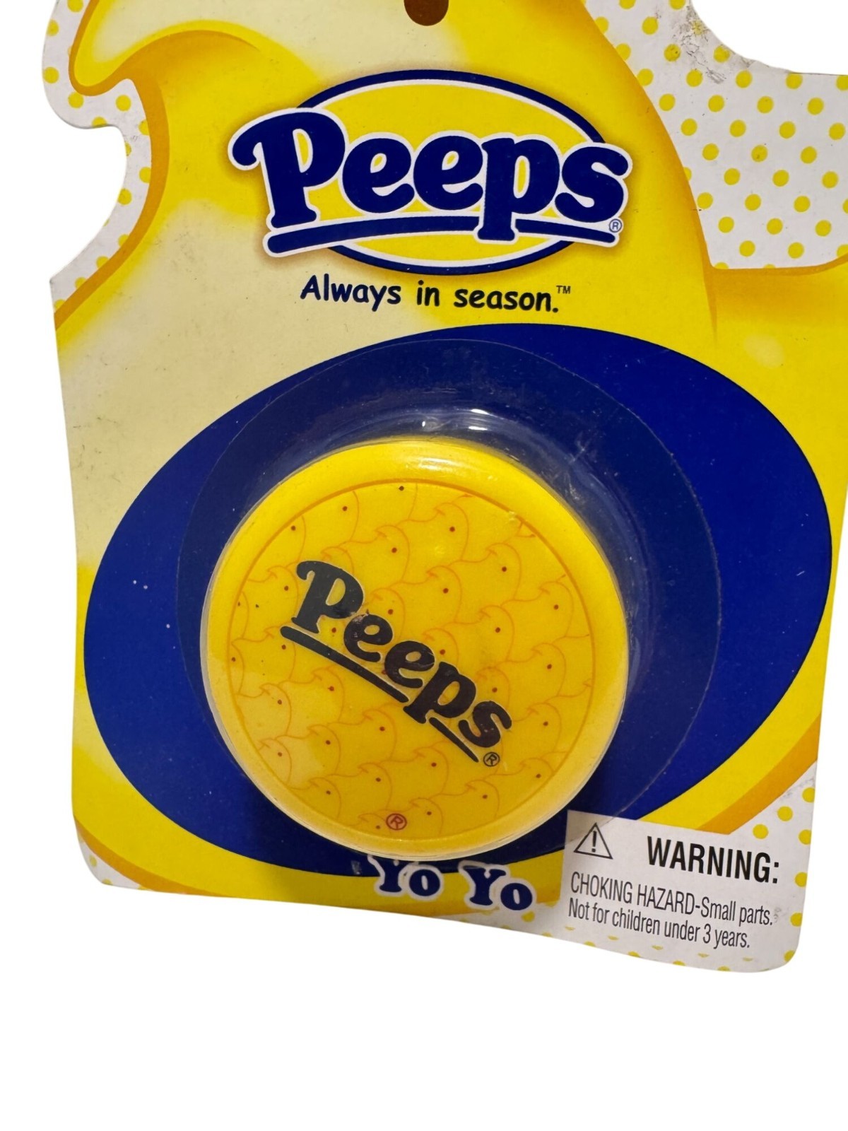 2006 Peeps Yellow Chick Yo Yo Toy Great for Easter Baskets New