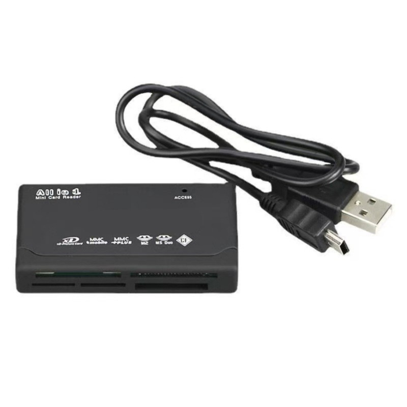 USB 2.0 Multi Memory Card Reader Adapter High Speed for SD MicroSD CF xD MS PC