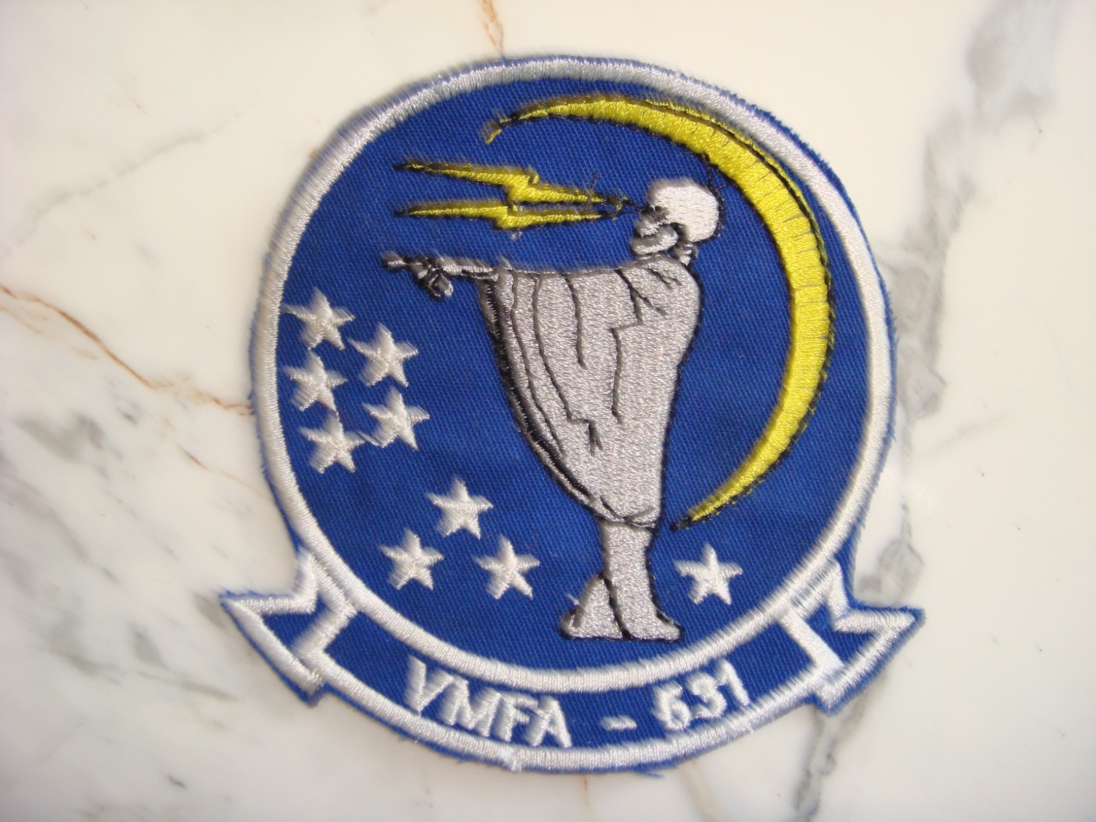 USMC MARINES FIGHTER ATTACK SQ VMFA-531 GREY GHOST, VIETNAM WAR PATCH