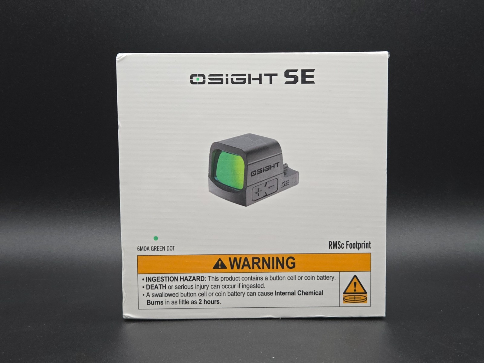 Olight Osight SE RMSc Footprint Enclosed 6 MOA Green Dot Sight