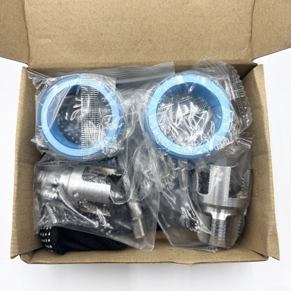 10Pcs PVCPipe Threader Kit 1/2" 3/4" 1" NPT Integrated Internal & External Pipe