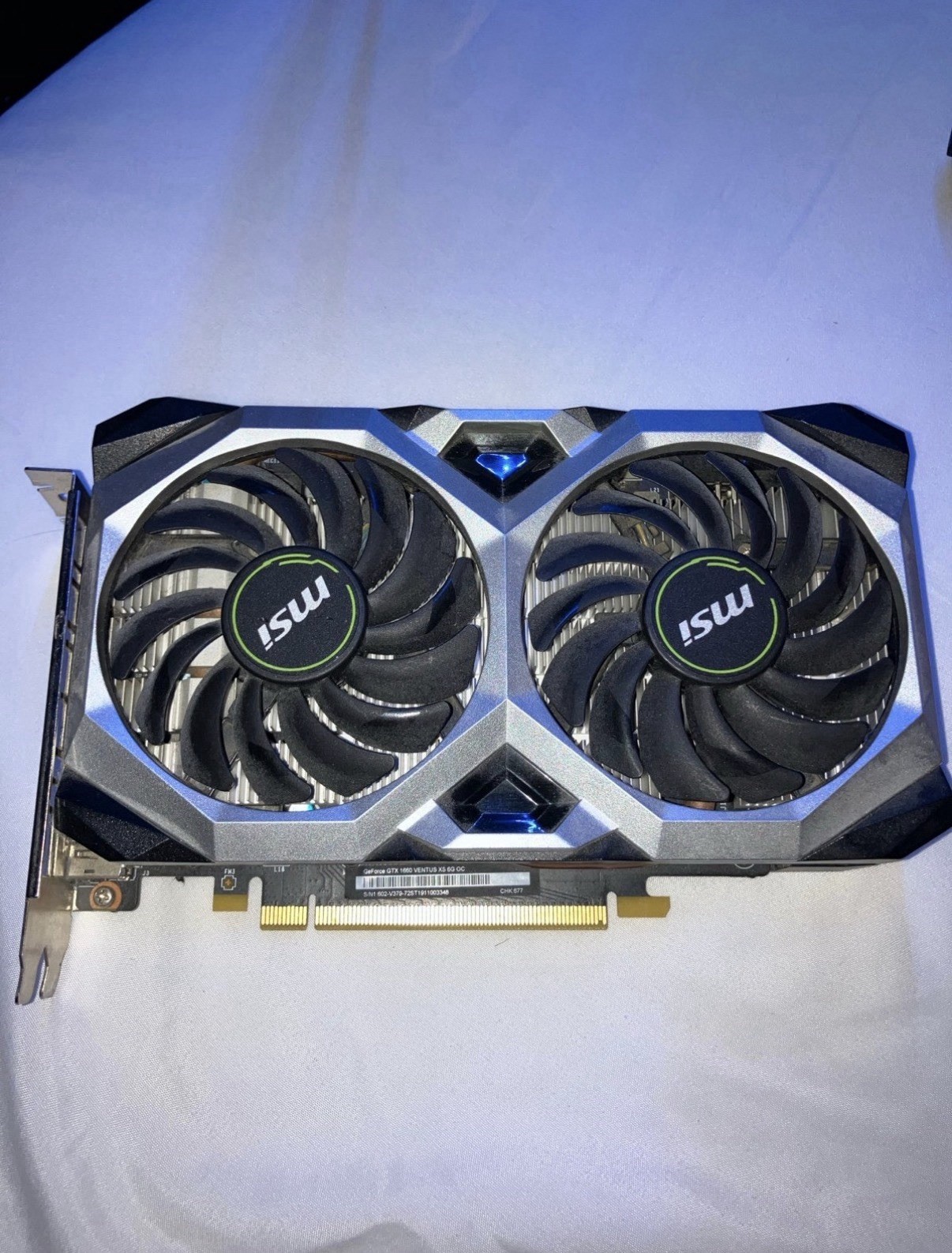 MSI NVIDIA GeForce GTX Dual Fan PCI Express Graphics Card with Heatsink