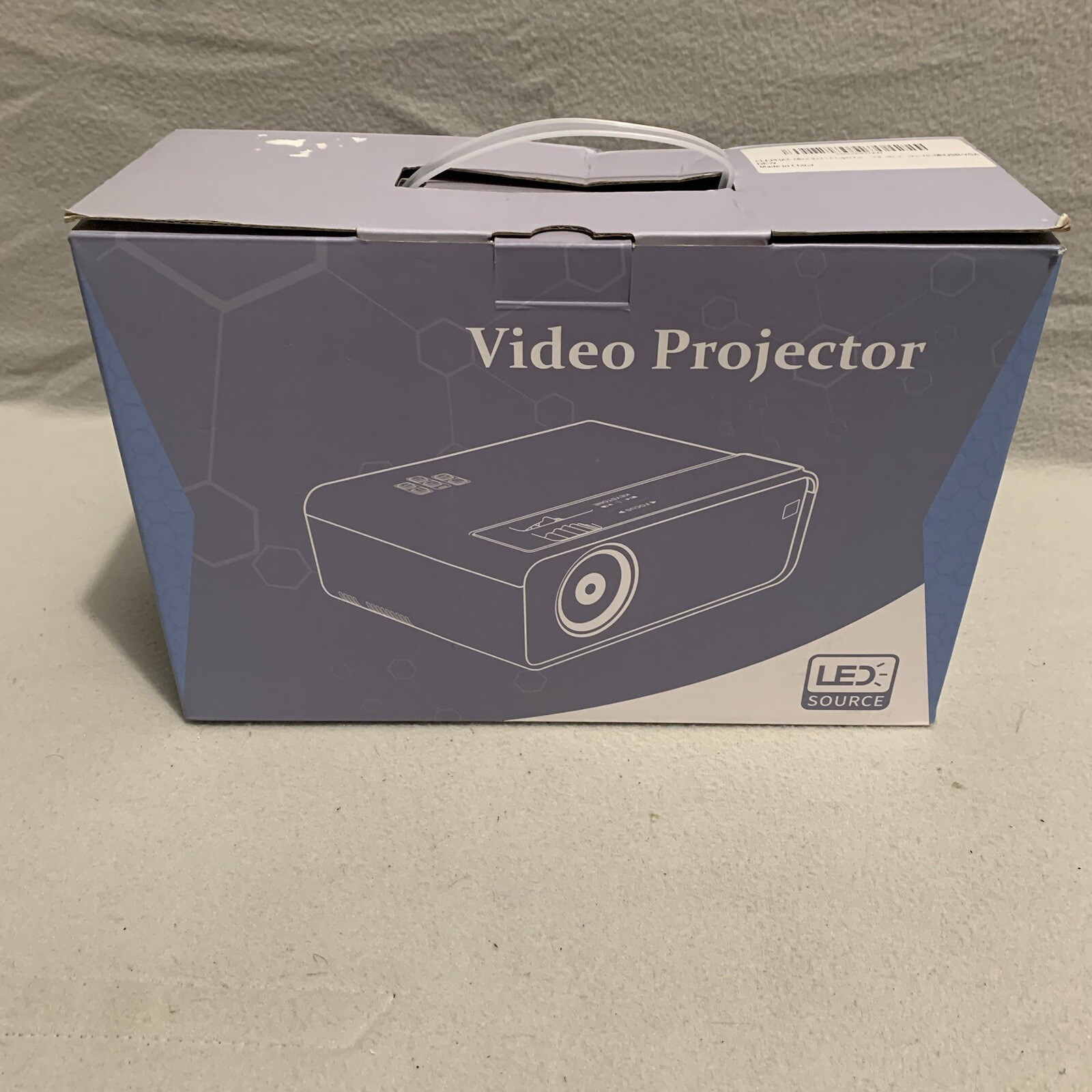 NEVER USED Elephas Wifi Mini Projector HD Cables + Remote Bundle