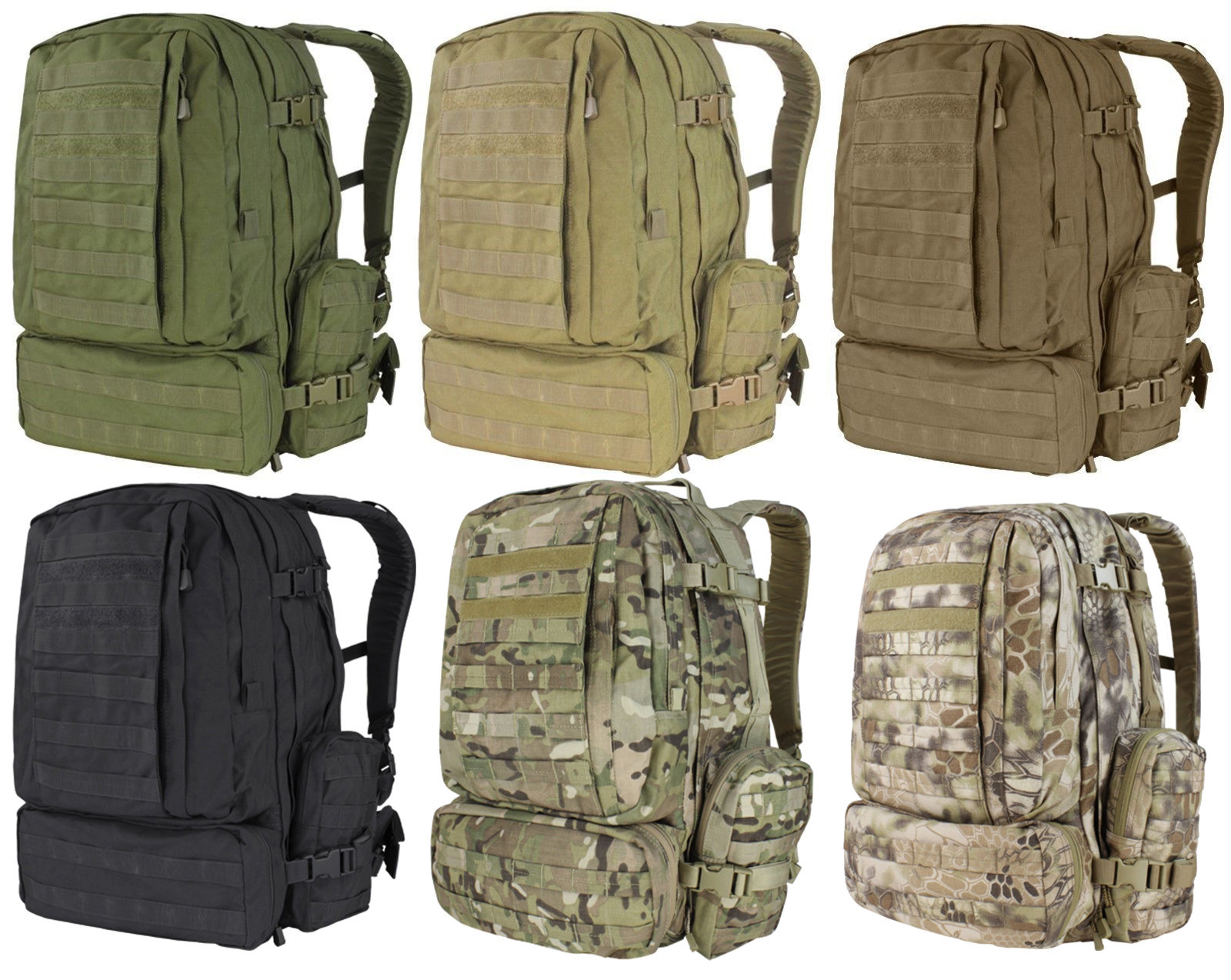 Condor 125 Tactical 3 Day Assault Mission Patrol Hiking MOLLE Bag Pack