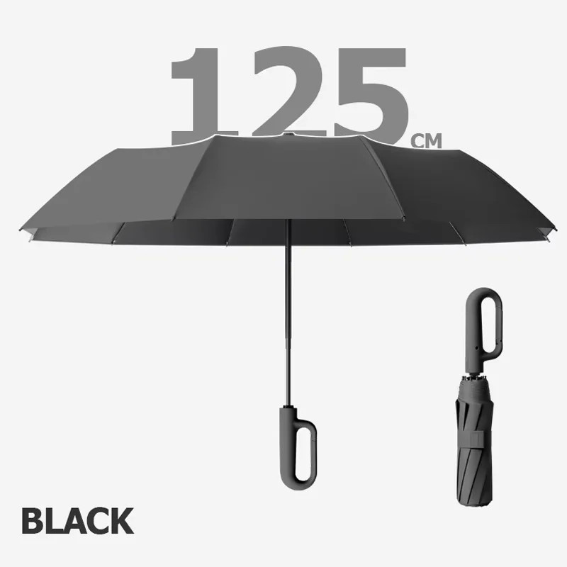 Automatic Folding Parasol Waterproof  Double Enhanced Version Windproof