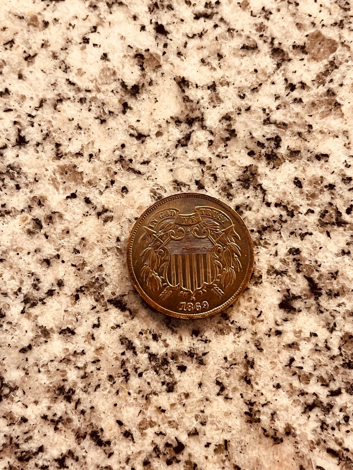 1869 US 2¢ Piece Souvenir/Novelty Coin