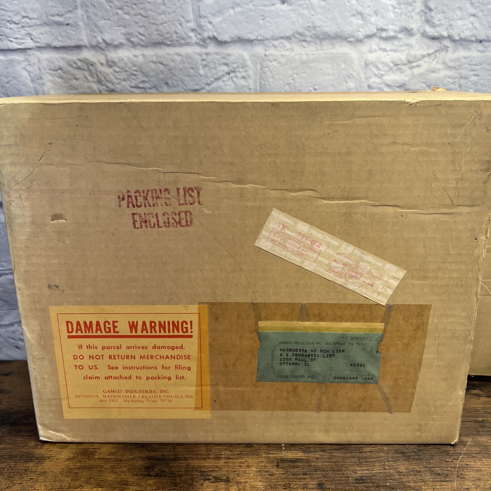 Vintage Gameco Industries Creative Visuals Large Projector Slides 1970 NOS NEW