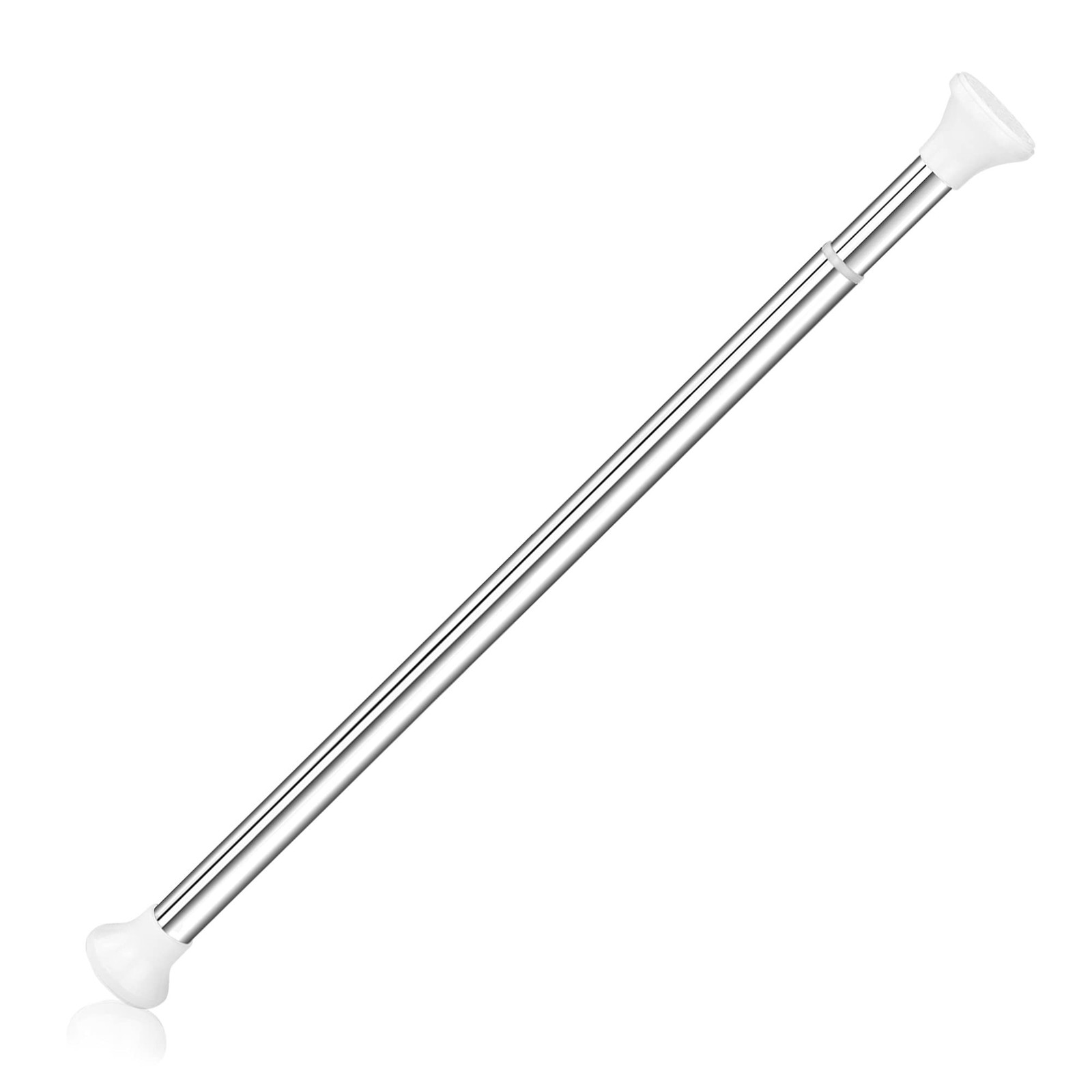Deluxe Stainless Steel Sliding Door Guard Adjustable 23–40 inches w/White