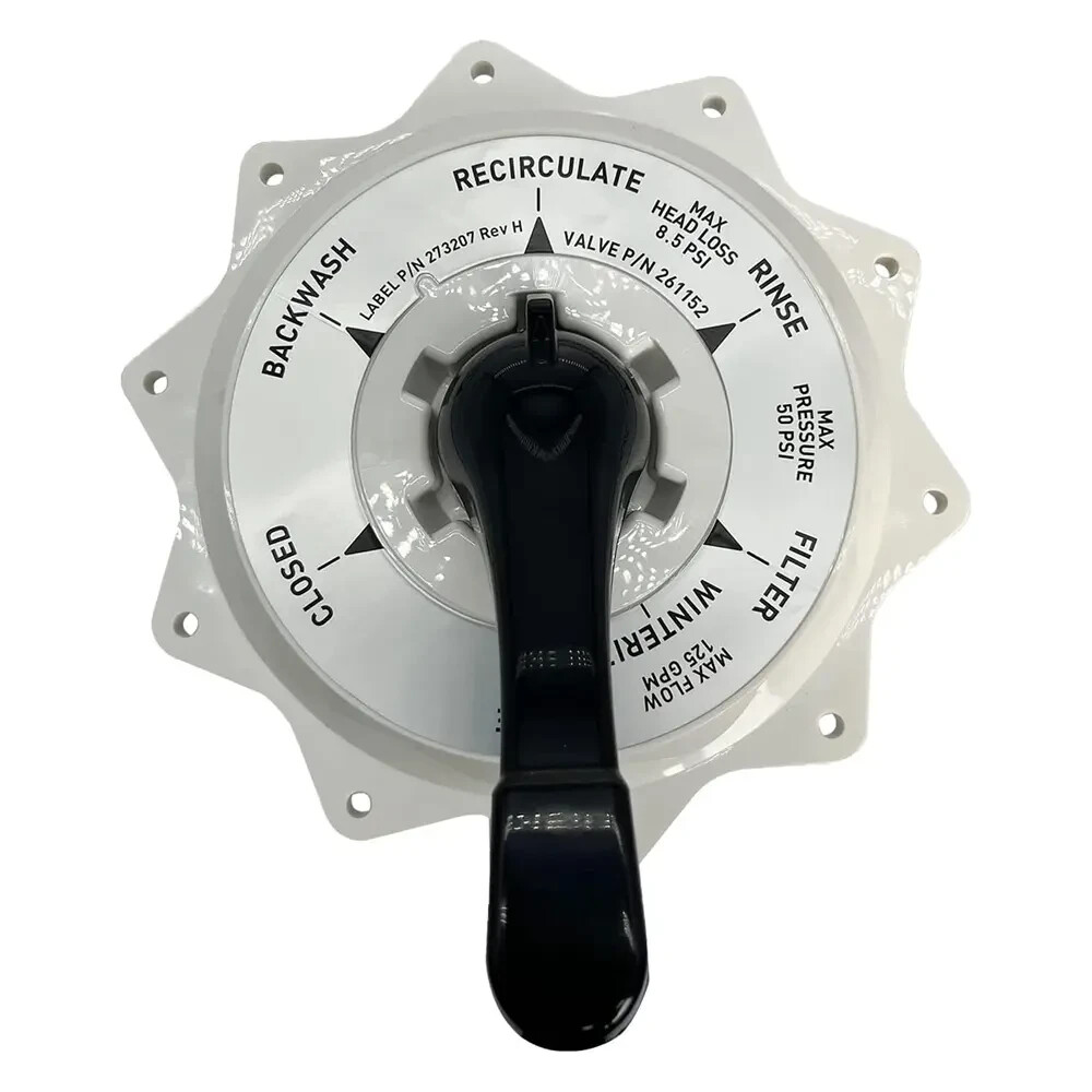 270068 1-1/2-Inch Multiport Pool Valve Top Assembly Replacement for Top Side Mou