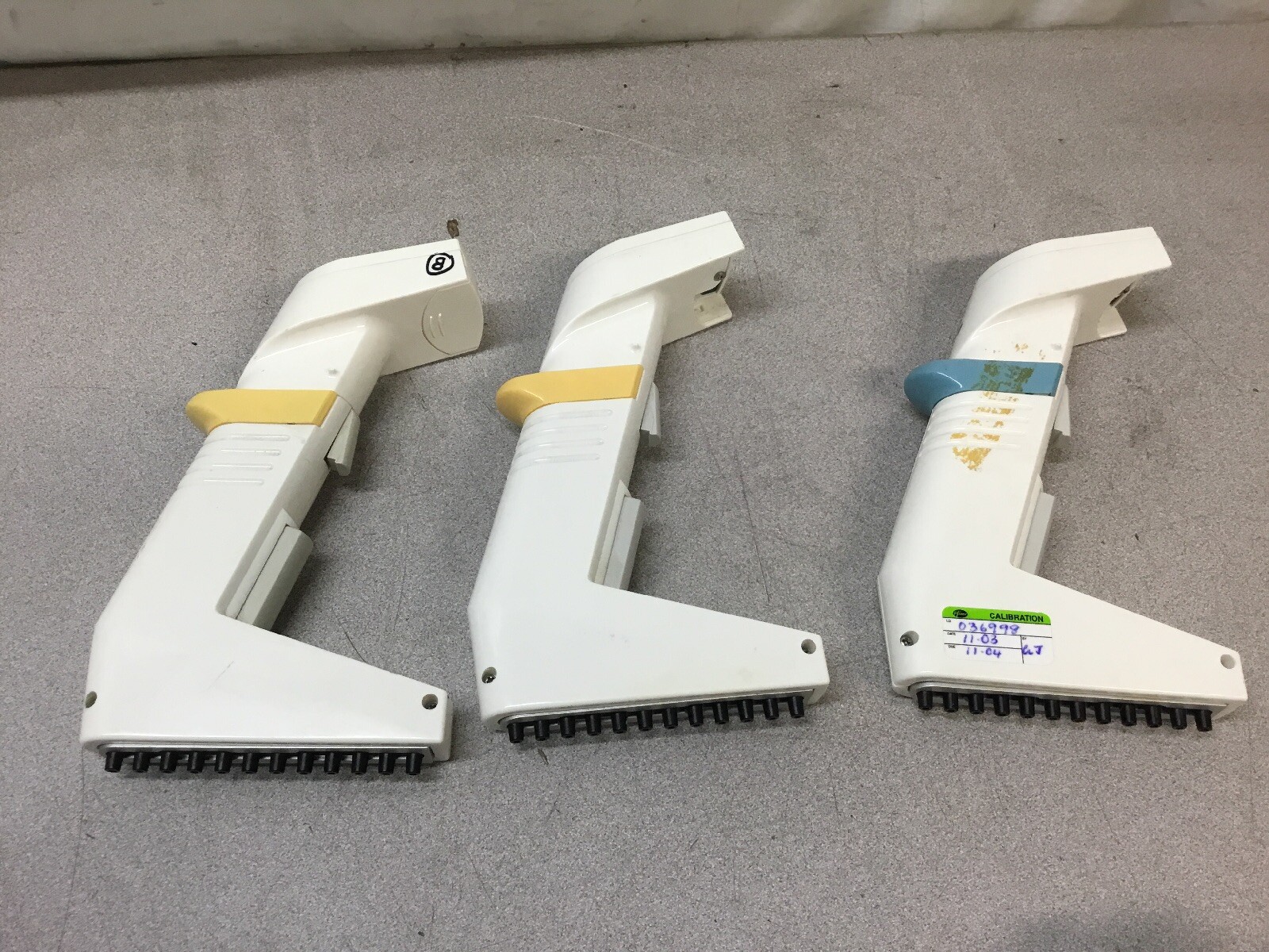 LOT OF 3 Thermo Matrix Impact Pipettes; FOR PARTS OR REPAIR