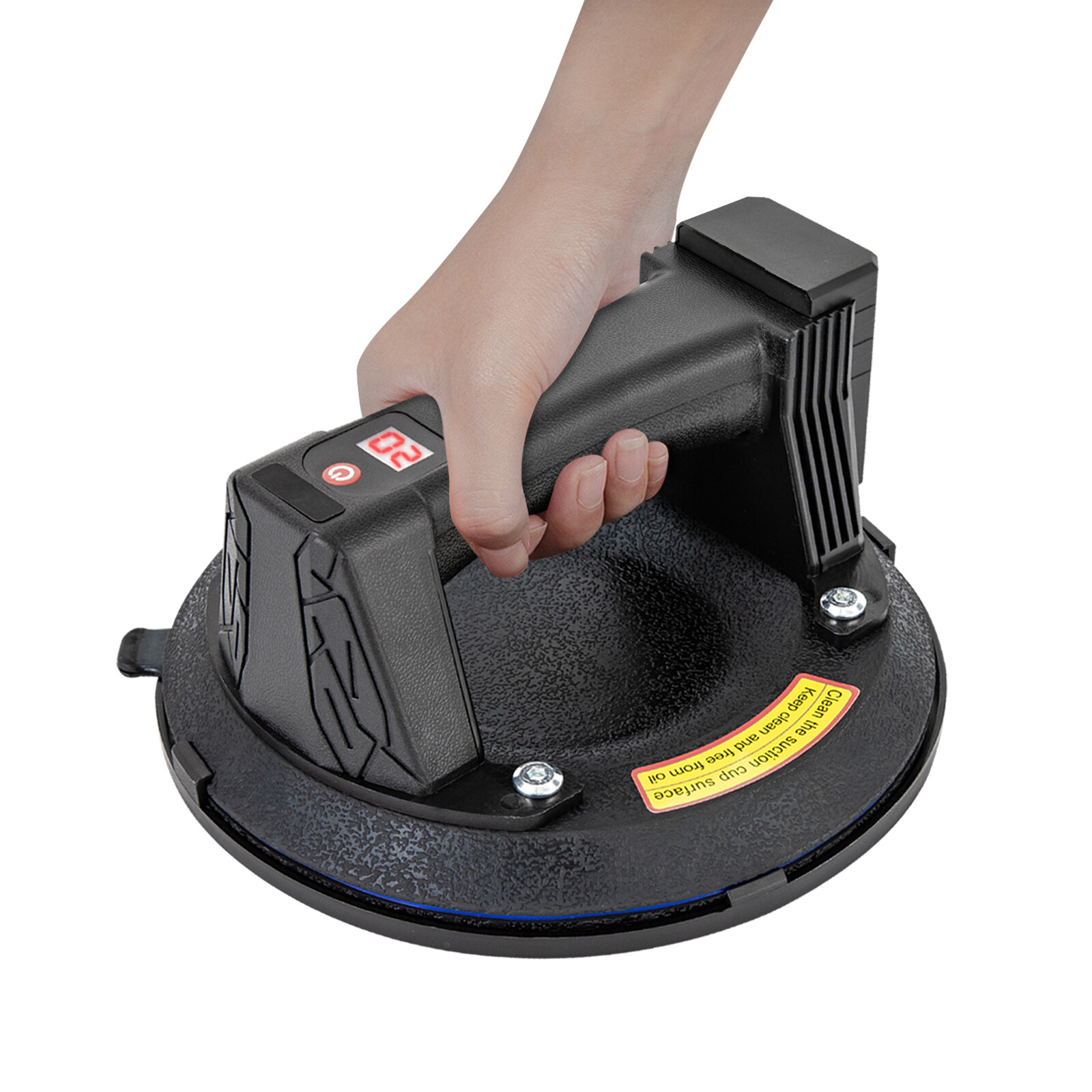 Electric Vacuum Suction Cup 8" Industrial Vacuum Lifts for Bathroom Tile Glass