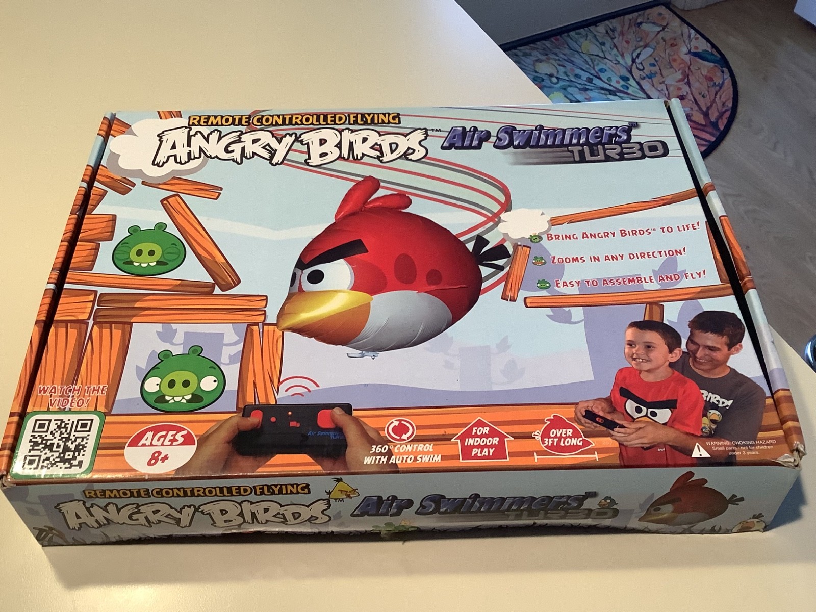 Angry Birds Air Swimmers Turbo Remote Control Flying Balloon RC Rovio