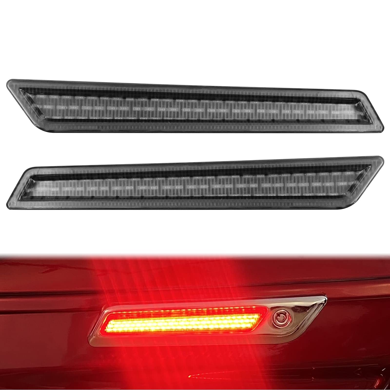 Saddlebag Latch Lights Cover Turn Signal Brake Light Fit for Harley Touring Stre