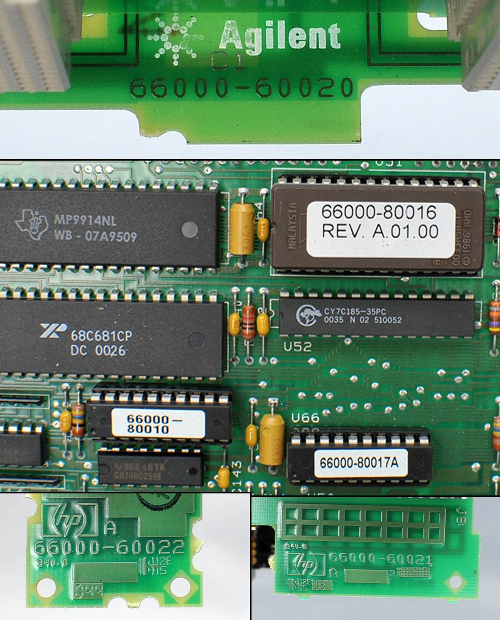 Agilent 66000A Modular DC Power Supply System (MPS) Mainframe Backplane Board