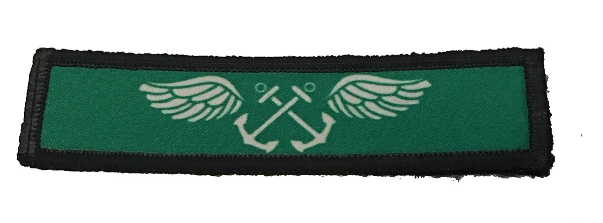 1x4 Navy Green Shirt Boatswain's Mate Morale Patch Tactical Military Flag USA