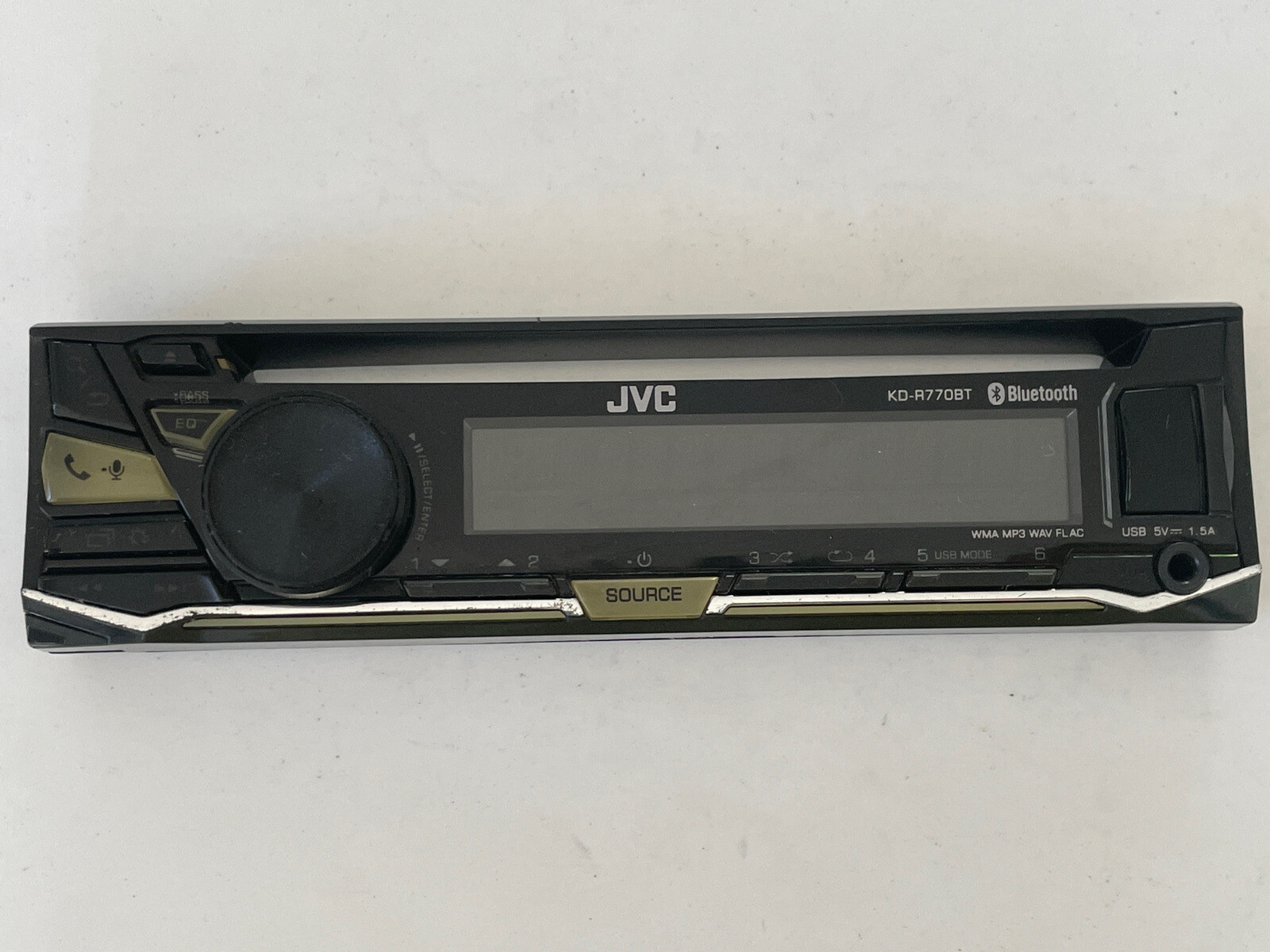 JVC KD-R770BT CAR STEREO ONLY ONLY JVC KD-R770BT FACEPLATE ONLY OEM🟠
