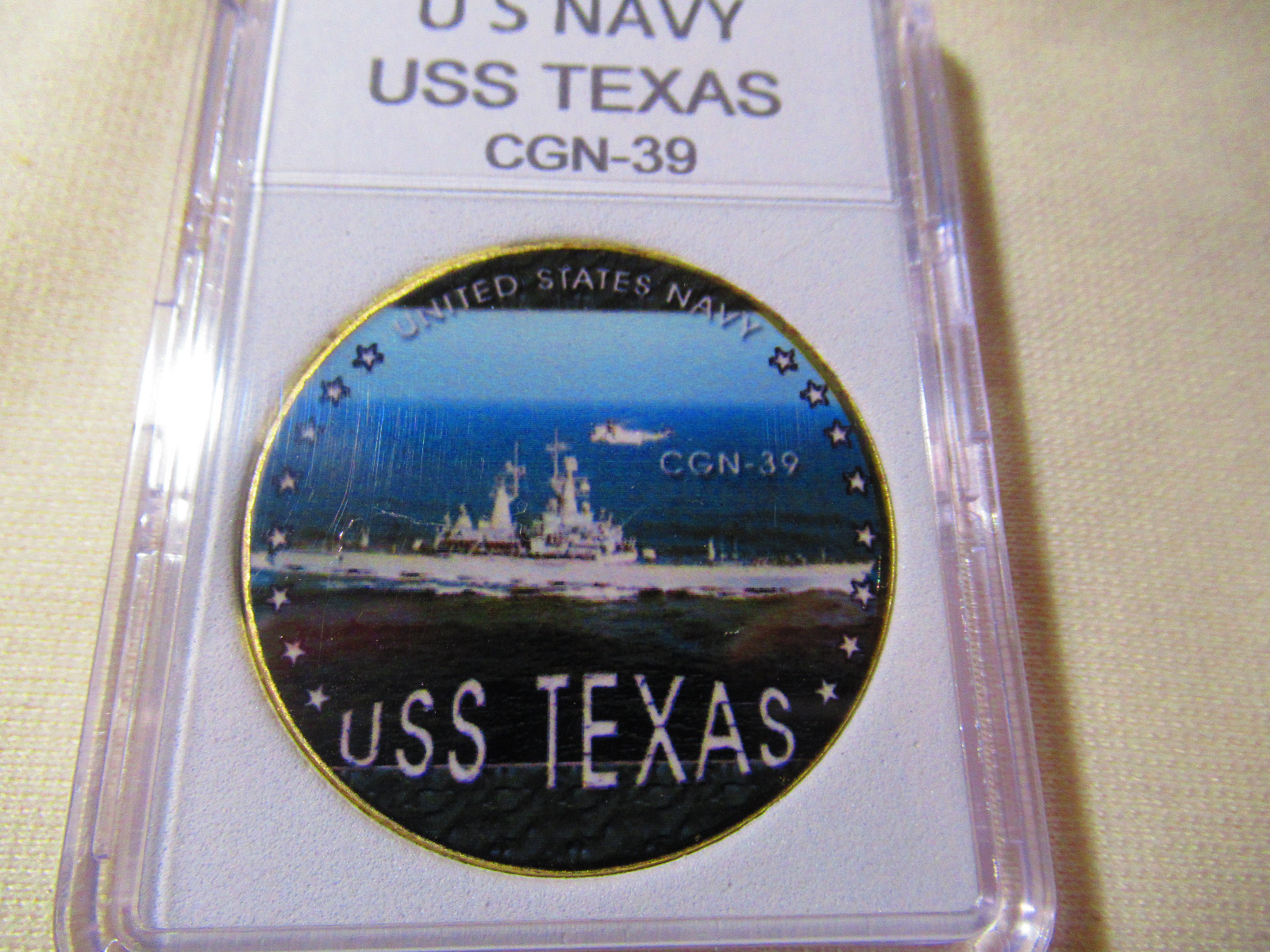 US NAVY - USS Texas (CGN 39) Challenge Coin