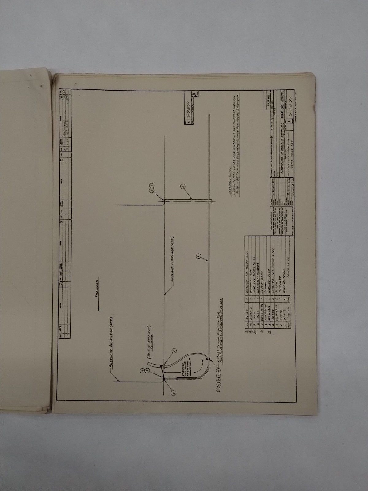 Lear Navigation-Communication System LNC-100 Installation Instructions-Original
