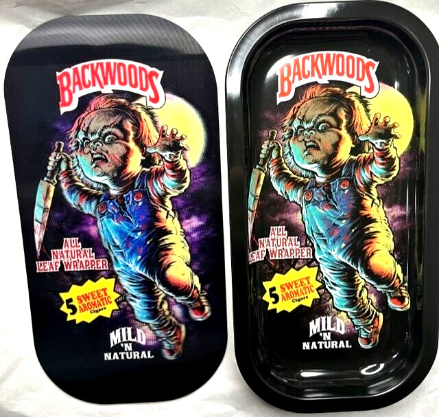 Rolling Tray With Magnetic Lenticular 3D Effect Lid 8.25'' x 4.25'' With Design