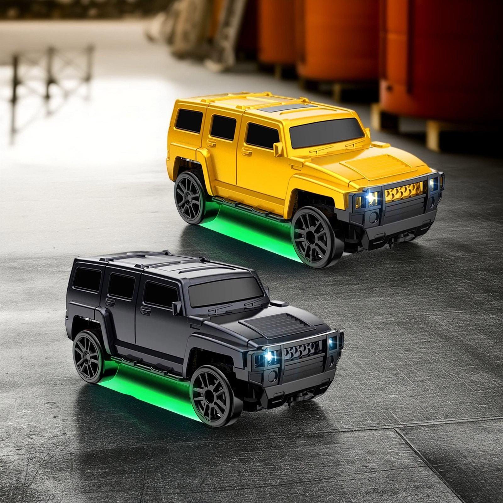RC 1/64 Scale SUV Off-road truck 4WD Pickup Remote Control Drift Car Toy newaG