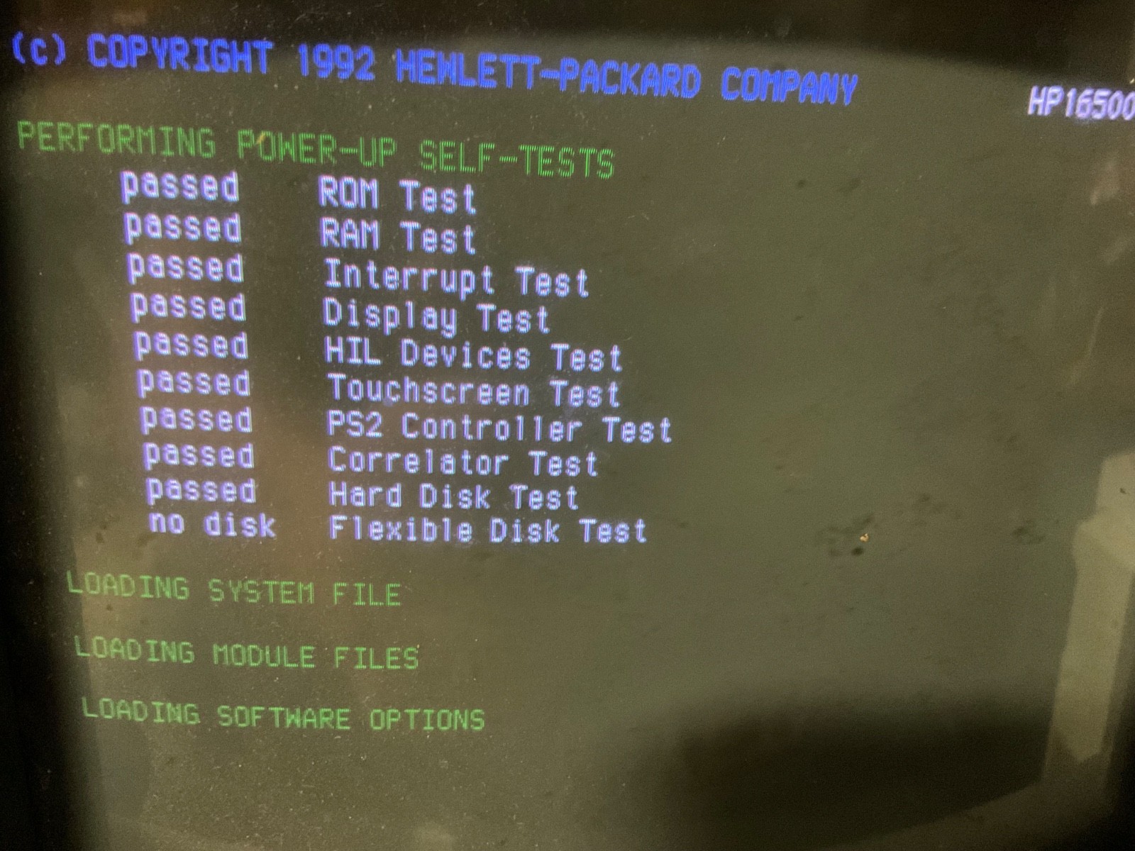 Hewlett Packard HP 16500C Logic Analysis System Module # 16500-66522 interface