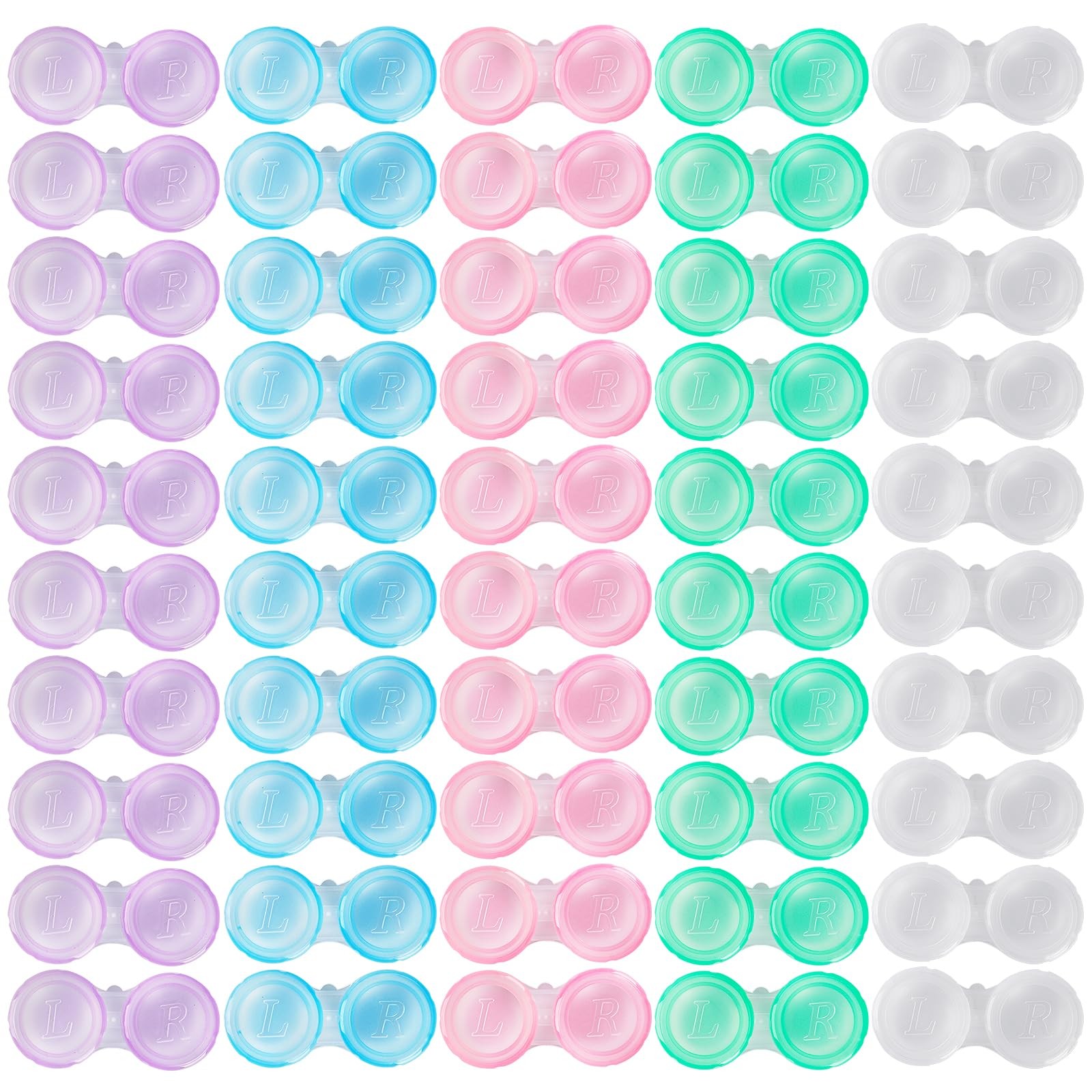 KAOPET 50 Pack 2.3 x 1.1 x 0.5 inches, Pink, blue, purple, white, green