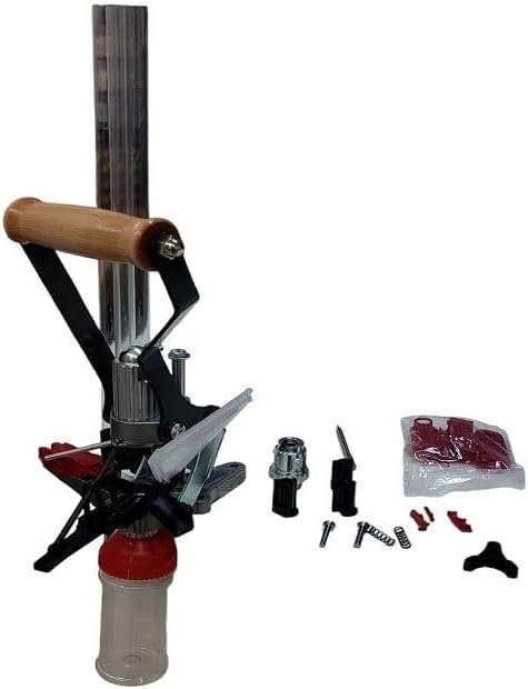 Lee Precision Steel Deluxe Automatic Red/Black Processing Press Kit - 91898
