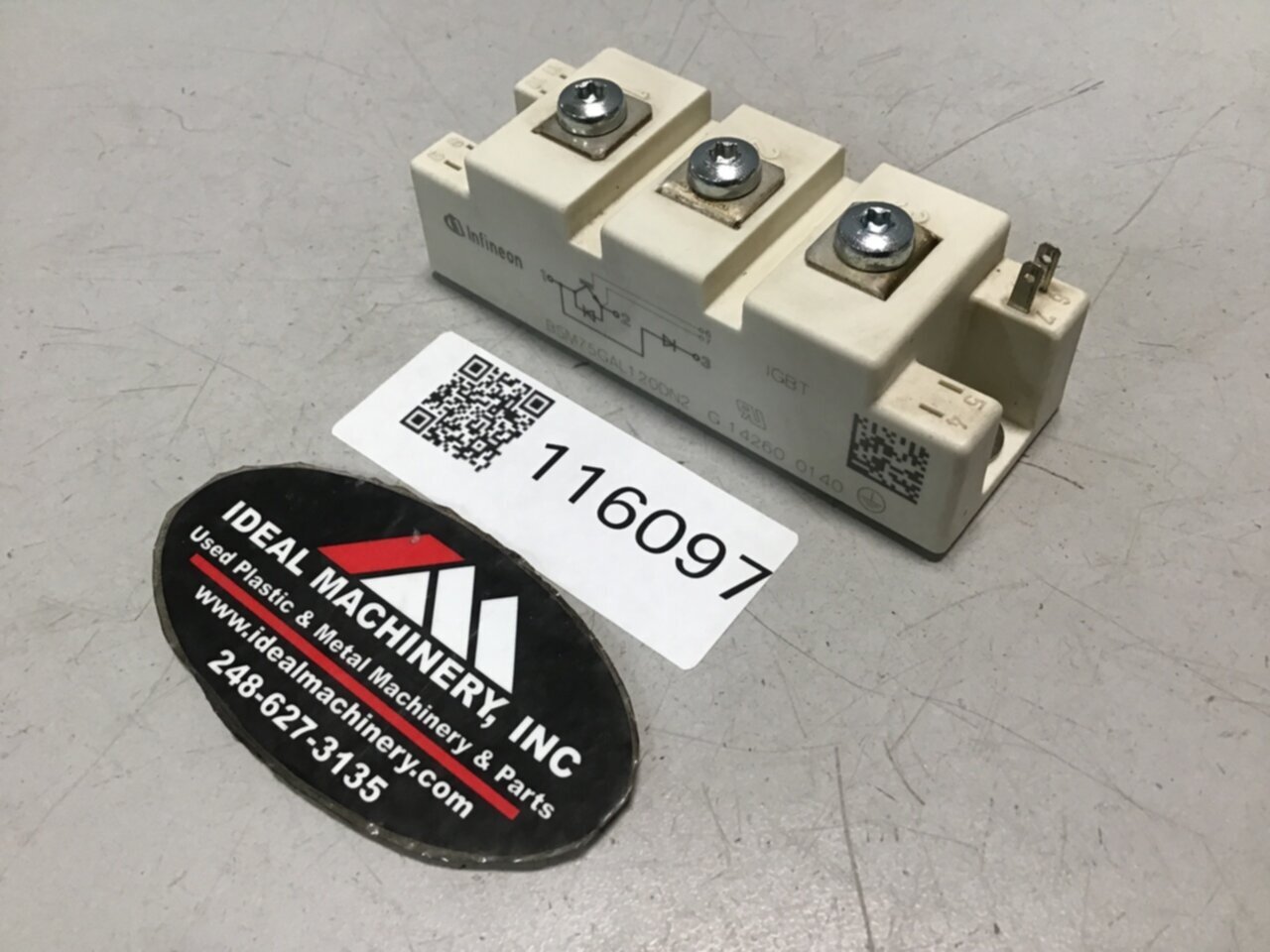 INFINEON Module Power Supply BSM75GAL120DN2 Used #116097