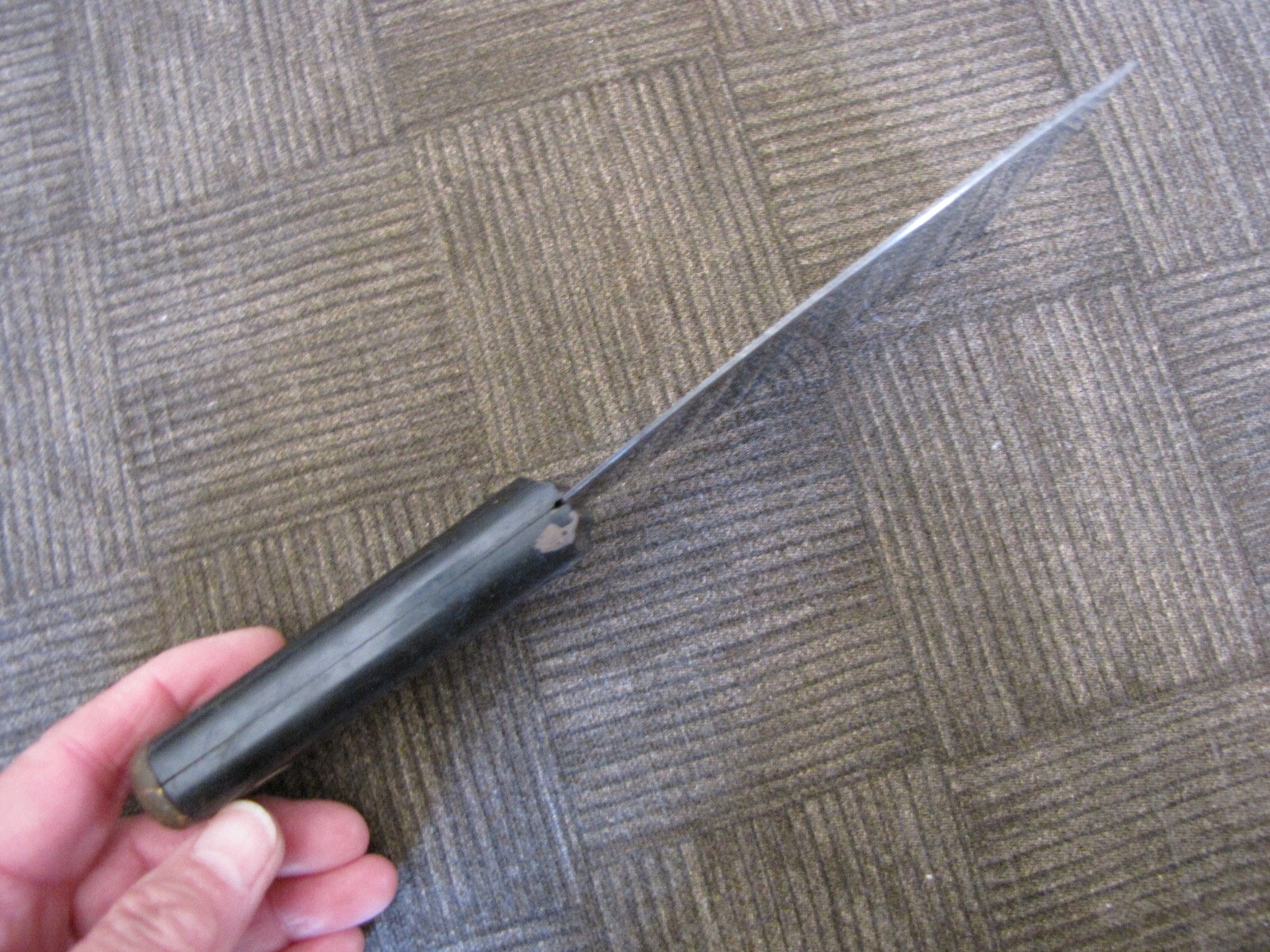 RED DEVIL Broad Knife / Scraper 3" Stiff Slant Blade With Nail Set Handle - USA