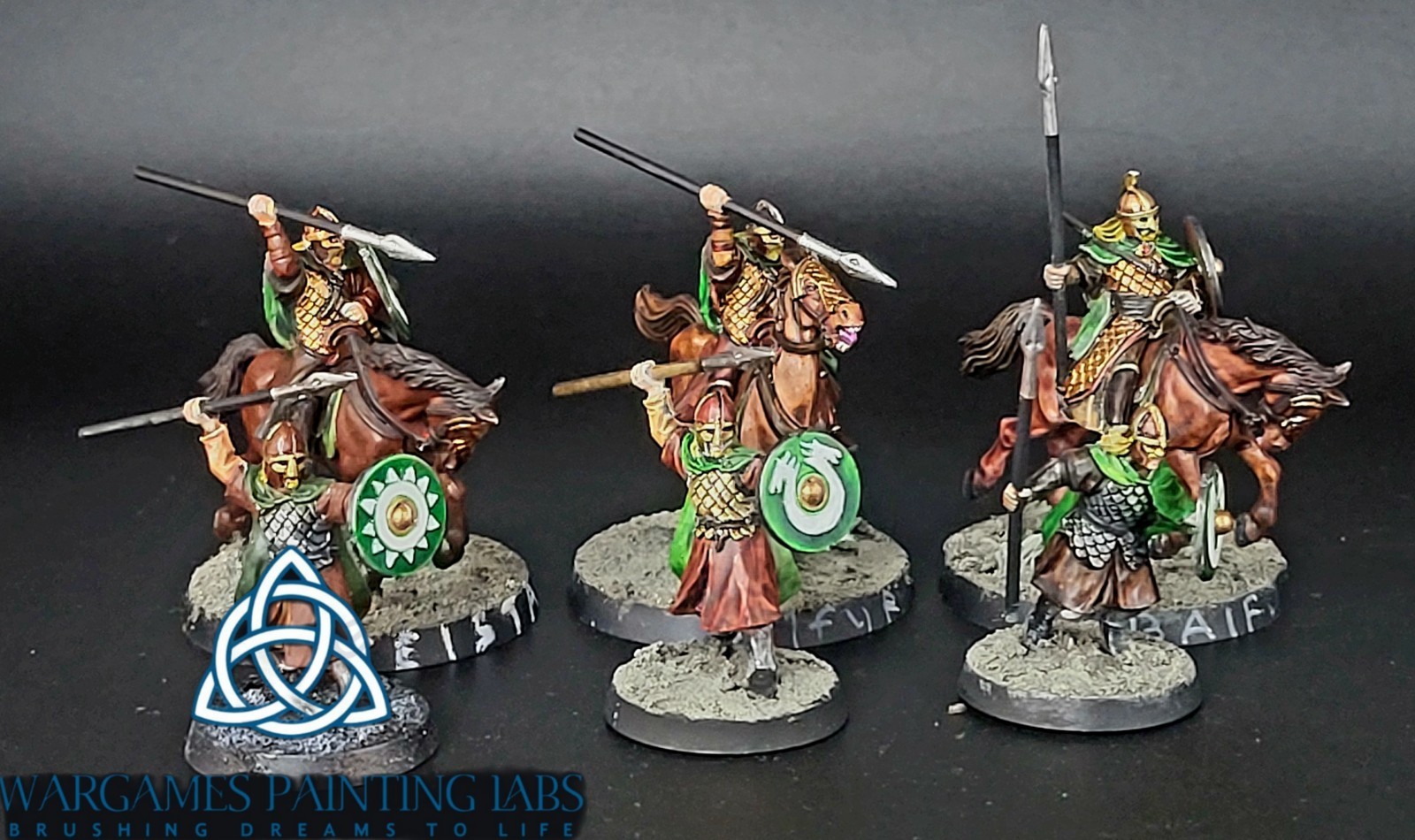 USA Duty Paid Painted Warriors of Rohan with spears set War of Rohirrim LOTR