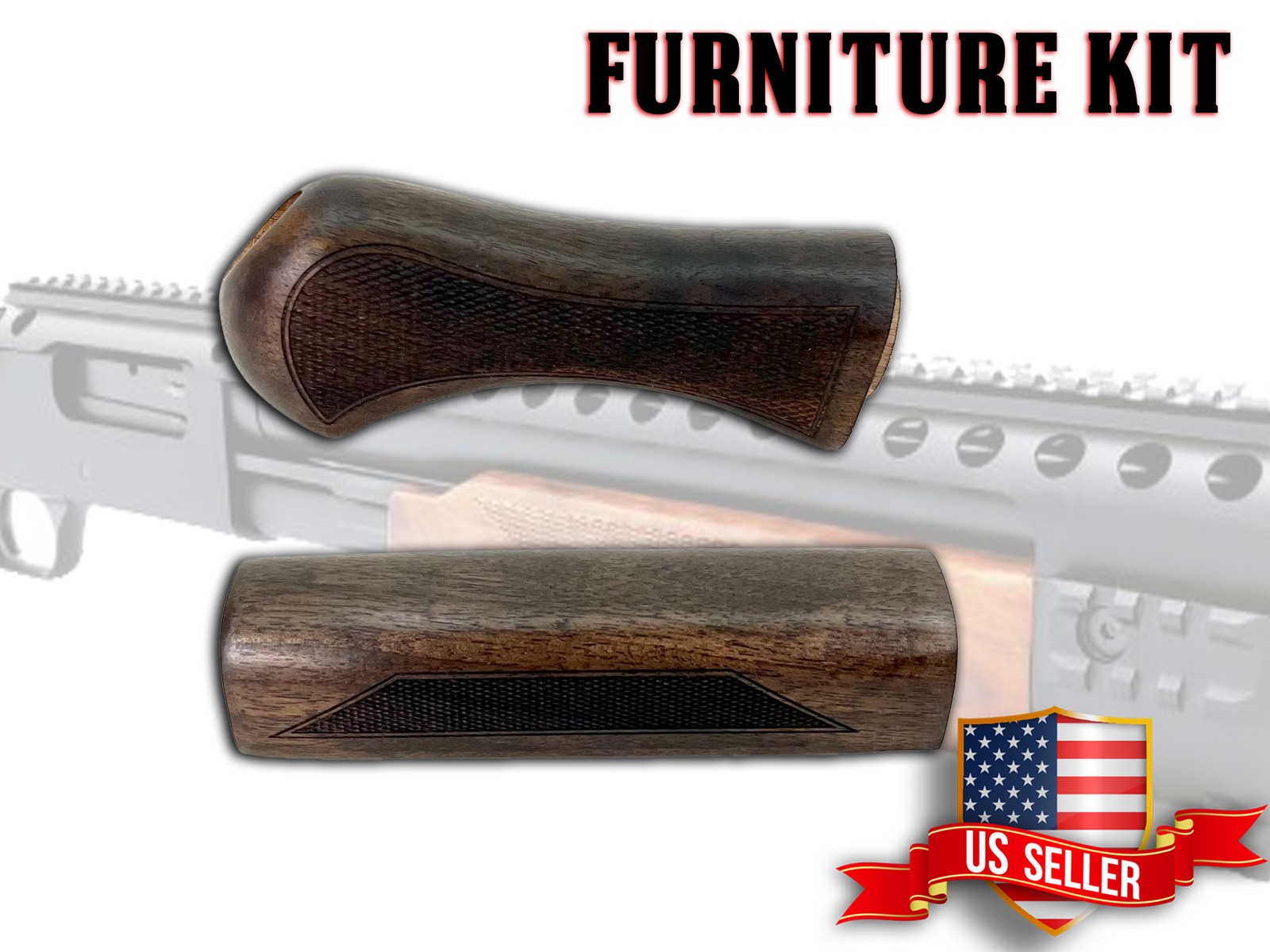 Mossberg Shockwave Turkish Walnut Wood Furniture Kit| 590 MODEL ONLY