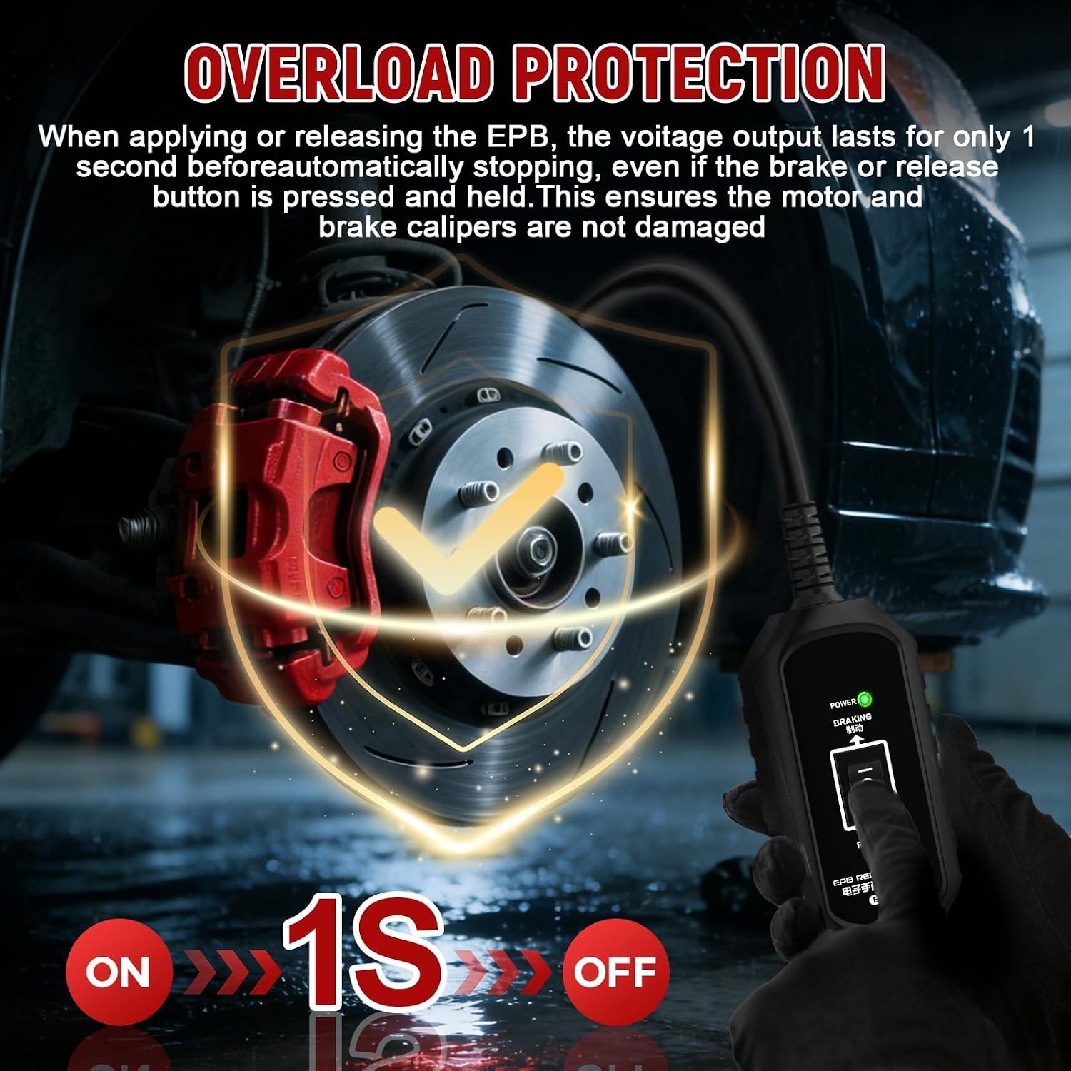 EPB Release Tool Emergency Electronic Parking Brake Release Reset Dual Channel