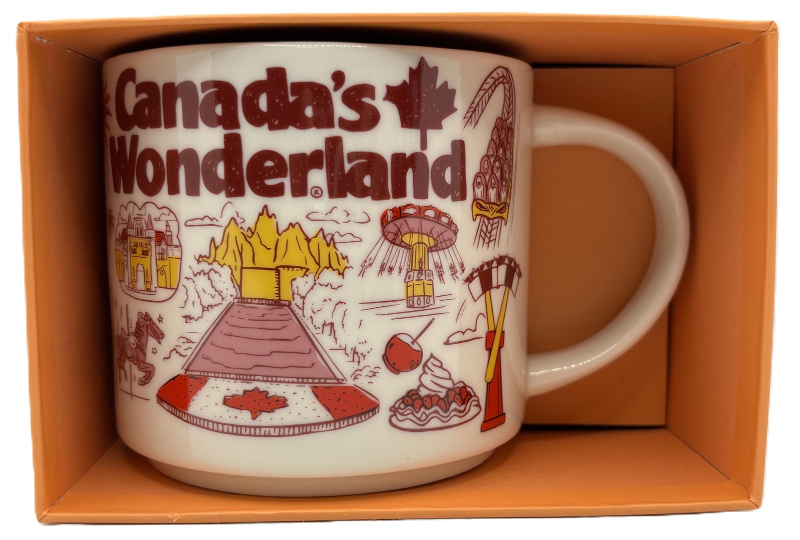 Starbucks Been There Series Canada's Wonderland 14oz Ceramic Mug Coffee/Tea Cup