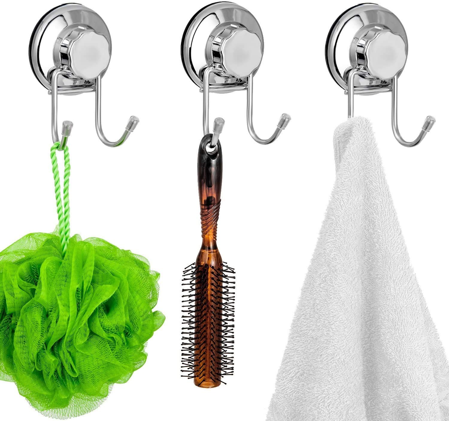 Suction Cups Replacement For Shower Caddy Double Hook Soap Holder Set Of 2