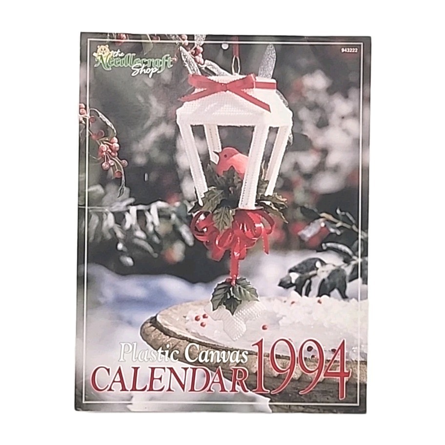 Plastic Canvas Calendar 1994 The Needlecraft Shop Plastic Canvas Booklet