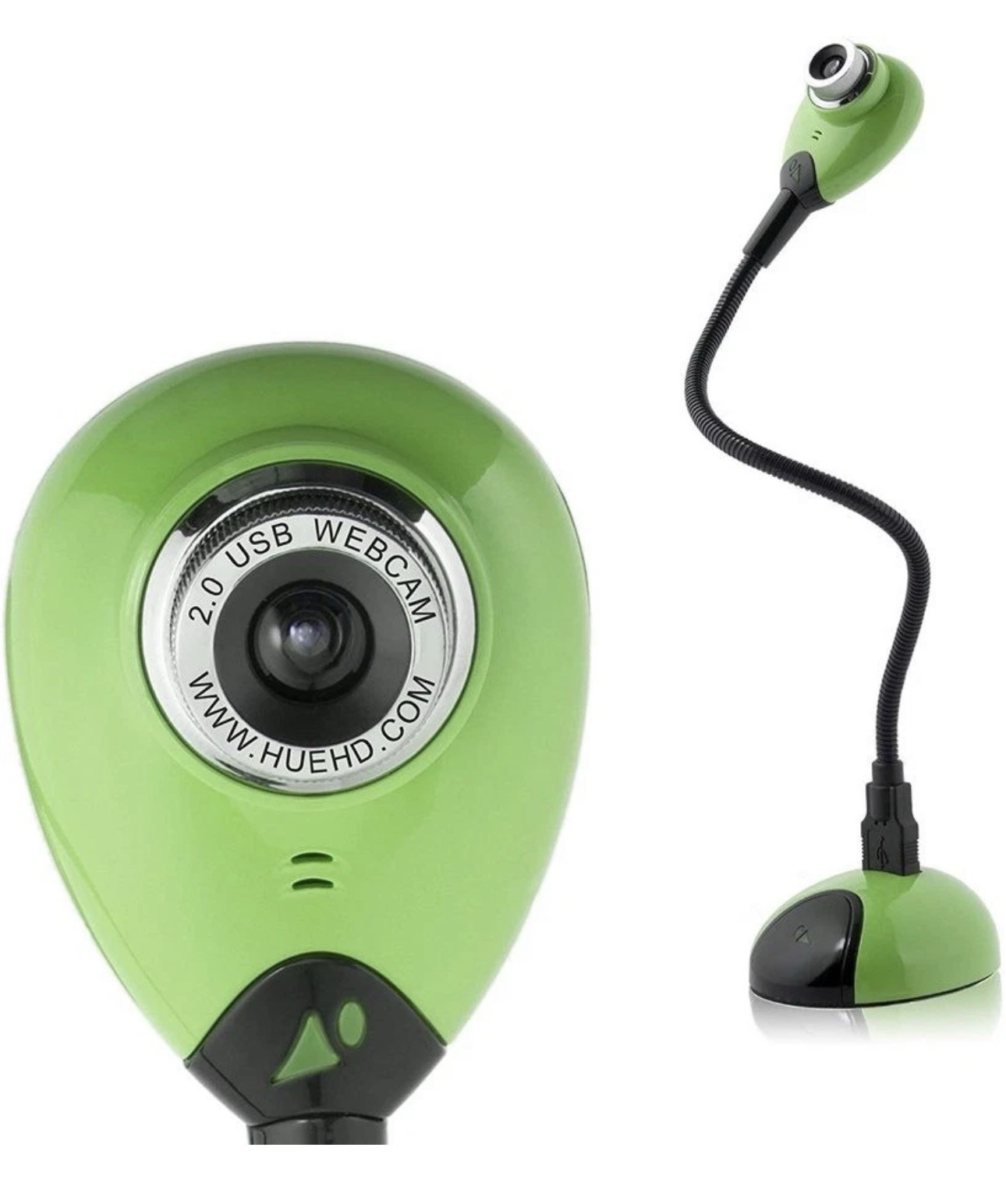 Hue HD Portable USB WebCam Camera for Zoom - Windows/Mac - Green (HD0003)