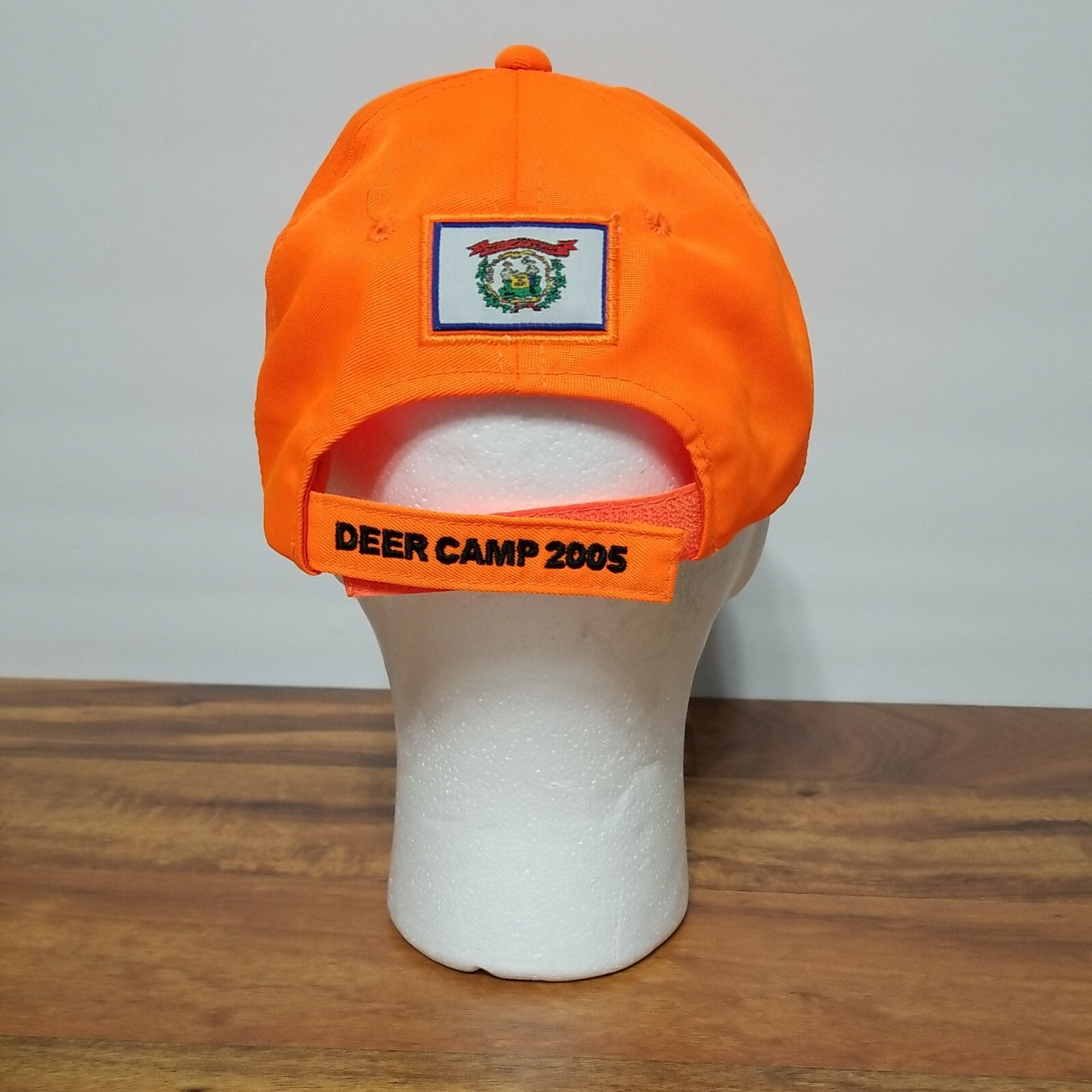 Tram Realtree Adjustable Back Hunting Ball Cap Hat Blaze Orange With Elk