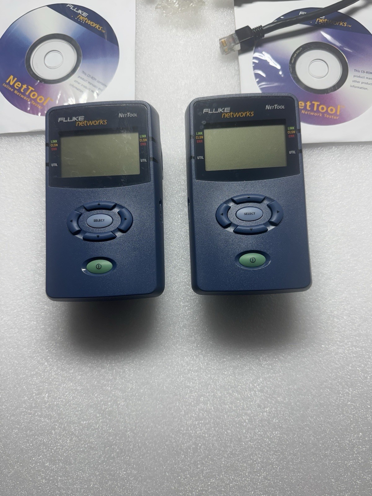 Fluke Networks NetTool 10/100 Inline Network Tester-UNTESTED, two units.