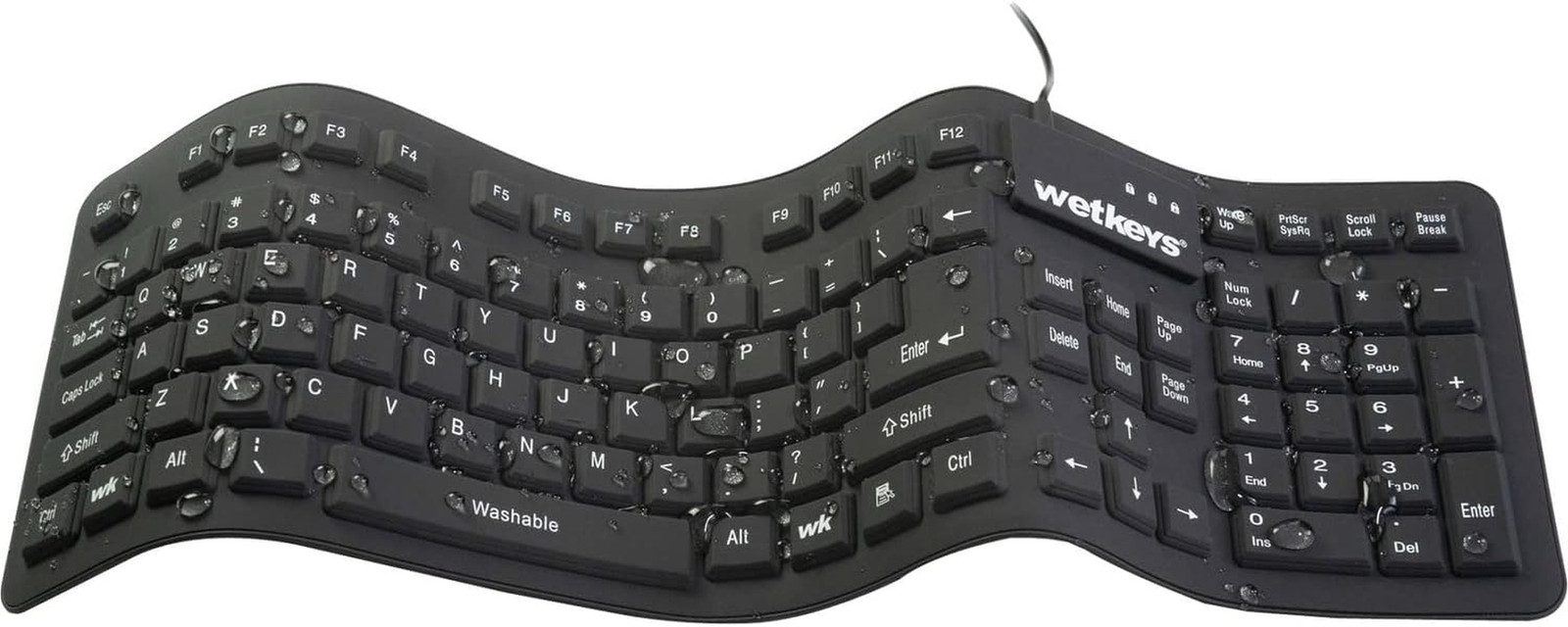 Wetkeys "Soft-Touch Comfort Professional-Grade Full-Size Flexible Silicone Wash