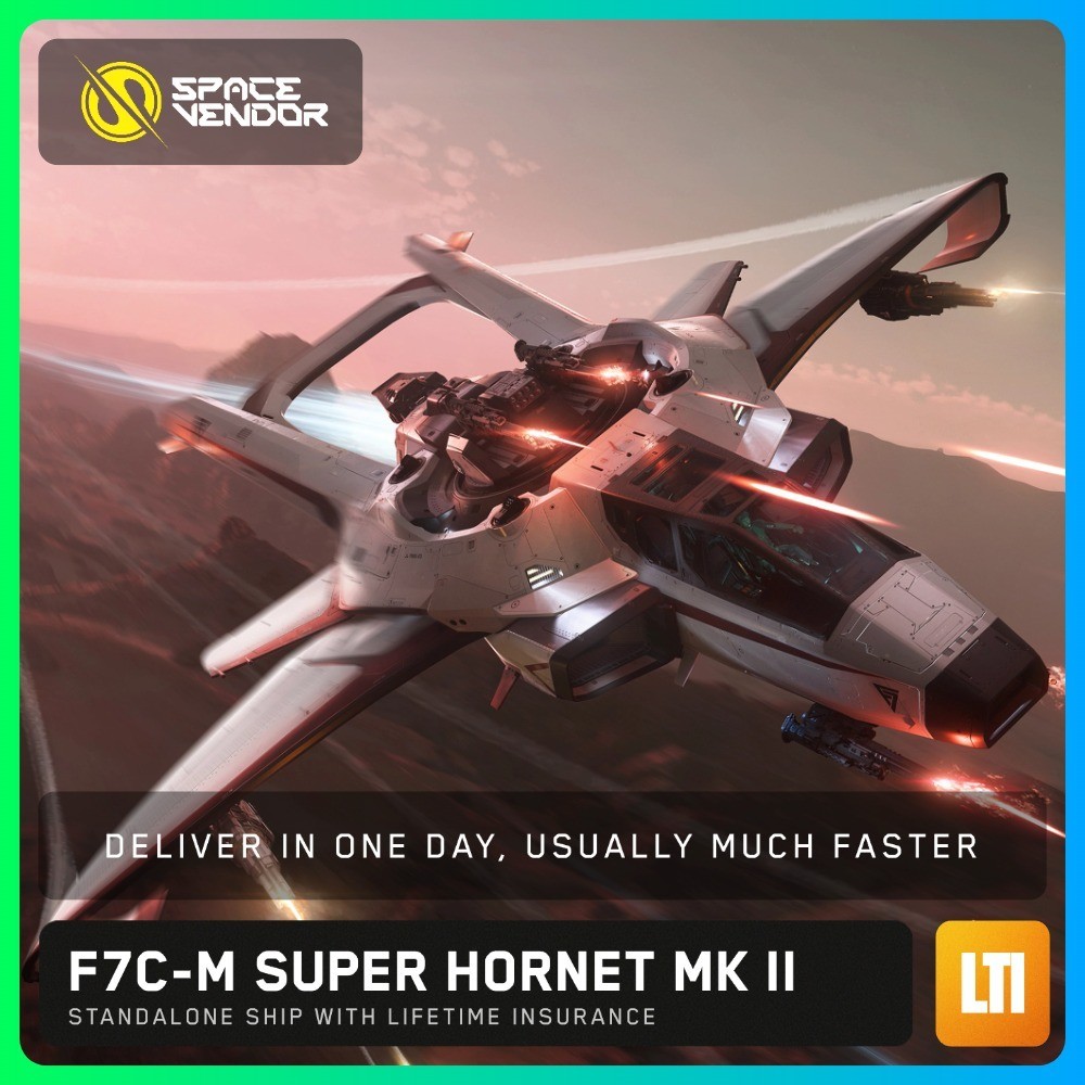 Star Citizen F7C-M Super Hornet MK II LTI Lifetime Insurance CCUd - Space Vendor