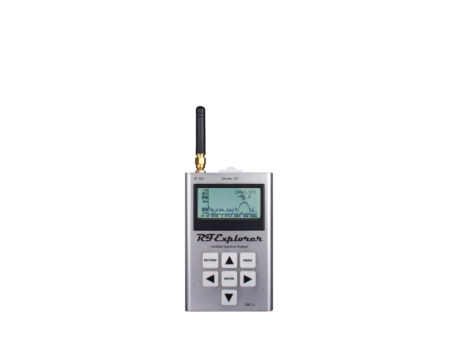 RF Explorer model 2.4GHz Spectrum Analyzer - 109990011 - Detect Wireless Cameras