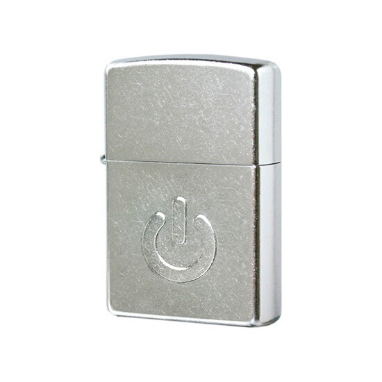 Zippo Street Chrome Power Button 28329