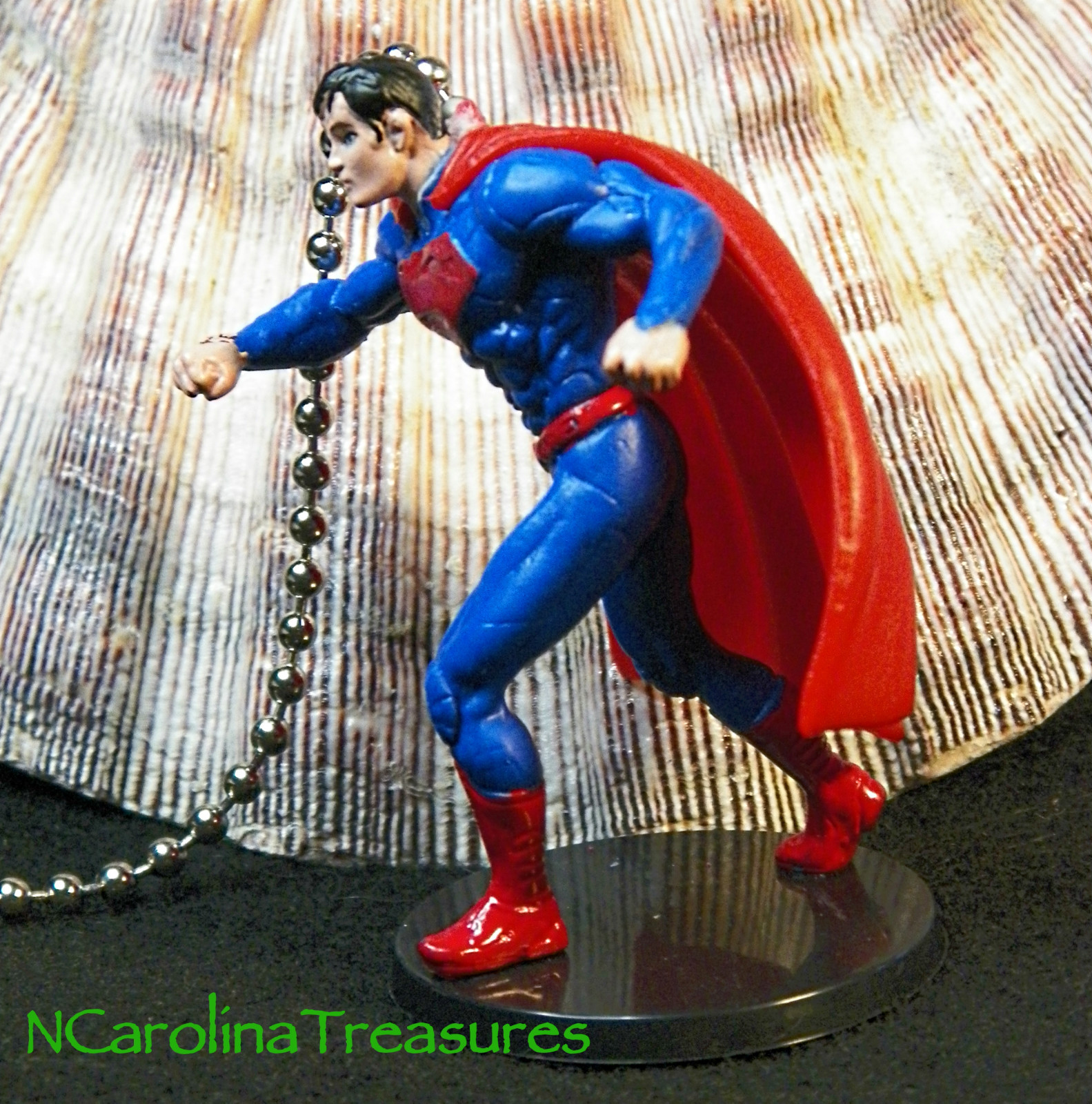 WONDERFUL SUPERMAN DC COMICS CEILING FAN CHAIN LIGHT SWITCH PULL NEW