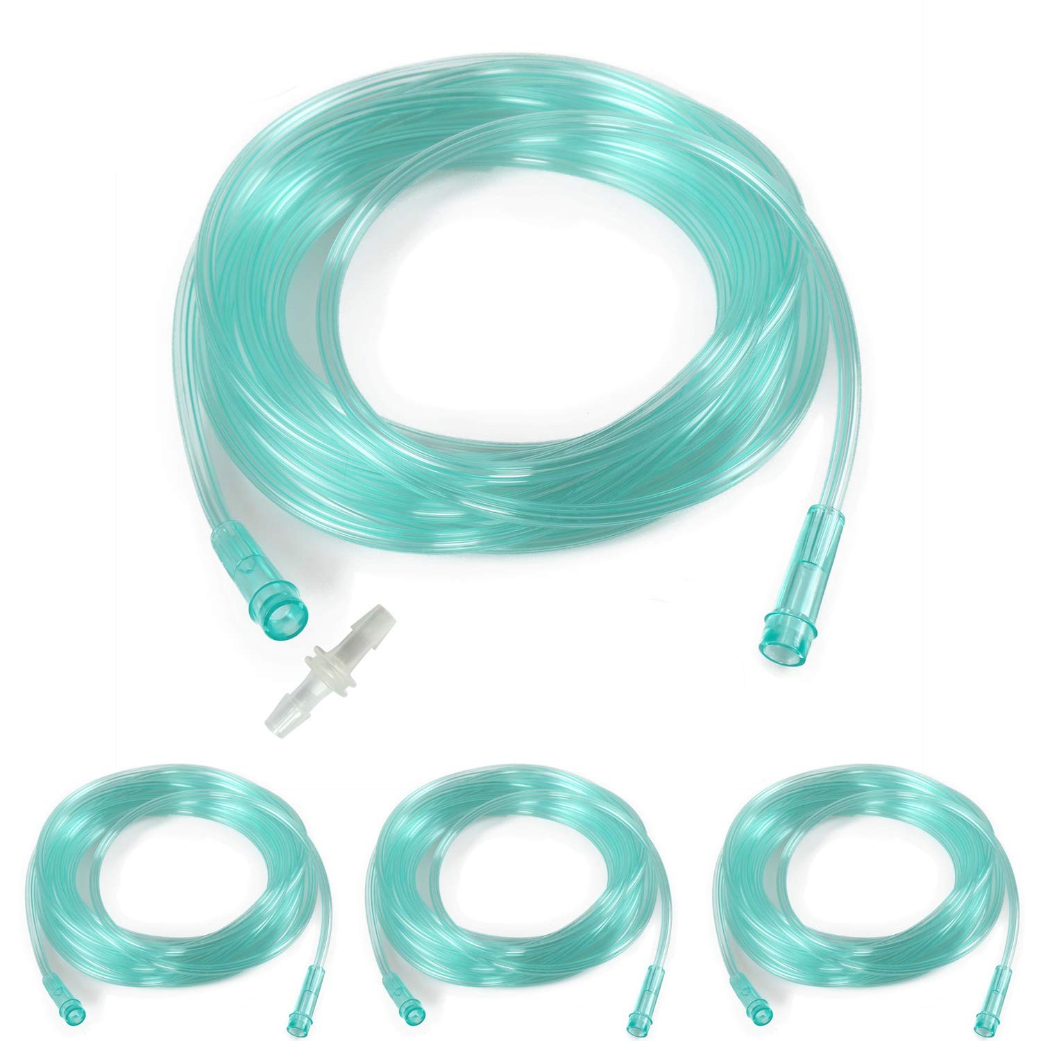 3 Pack Oxygen Tubing, 16.4 feet5m Each pcs, Premium Green Crush Resistant Oxy...