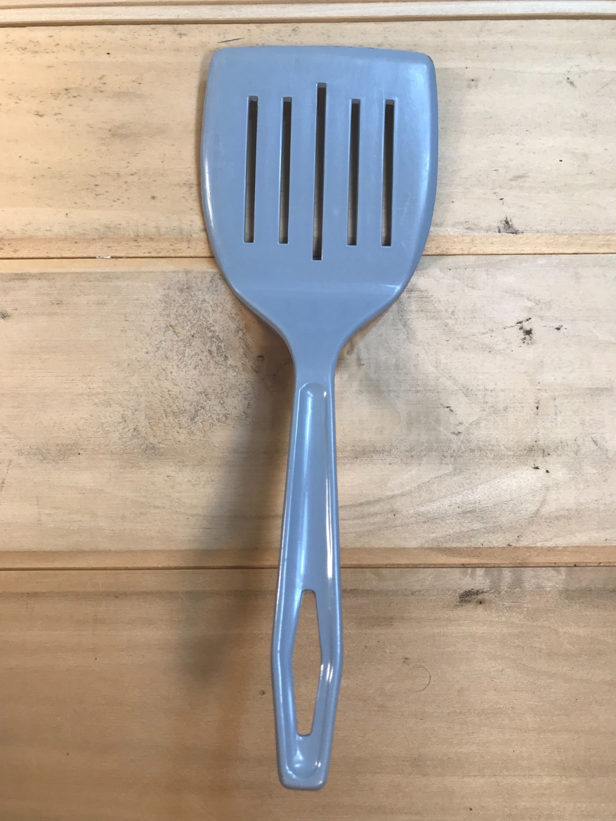 King Kraft Vintage Kitchen Utensil Large Slotted Spatula Blue Northern Plastics