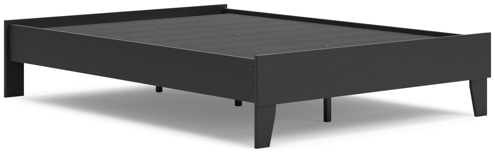 Signature Design by Ashley Socalle Full Platform Bed in Matte Black Finish